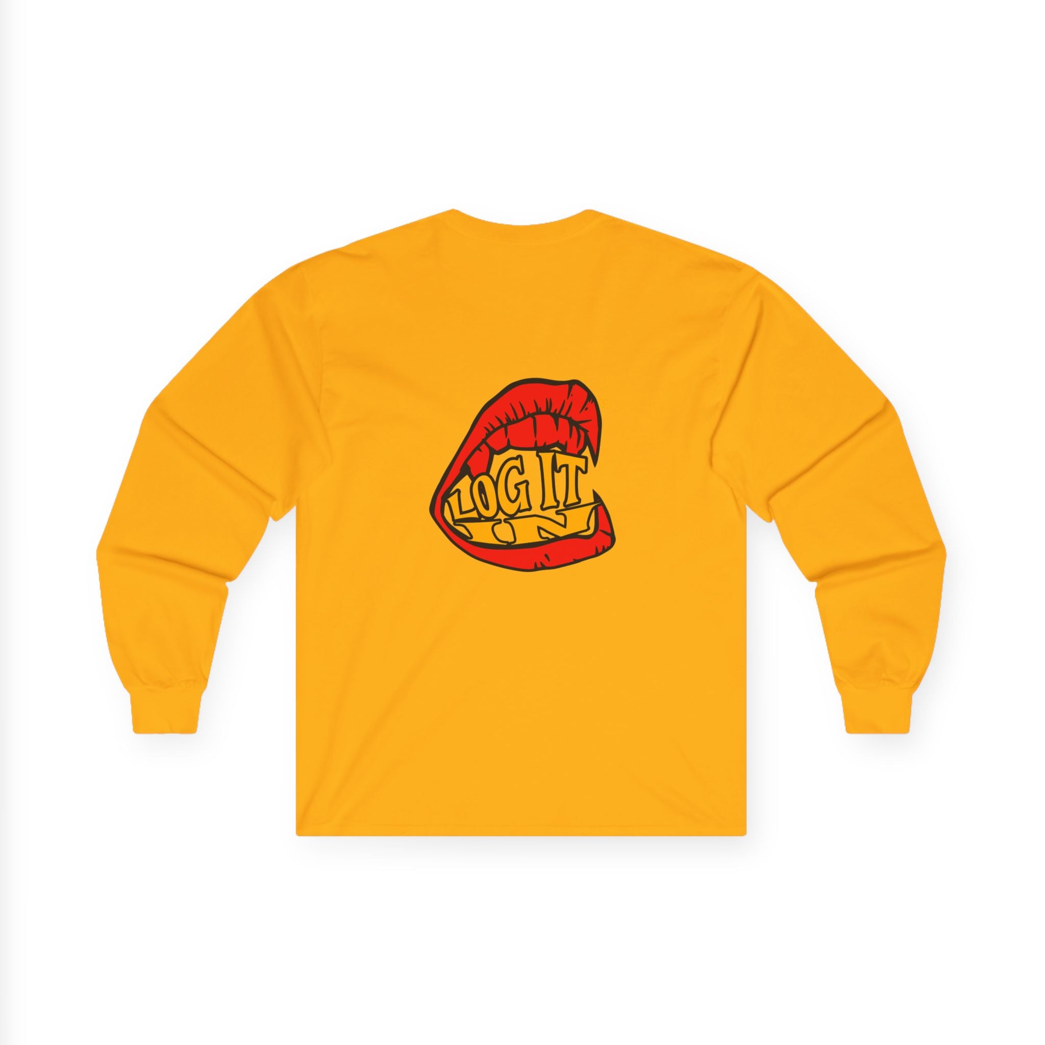 "Log It in" Graphic Long Sleeve Tee