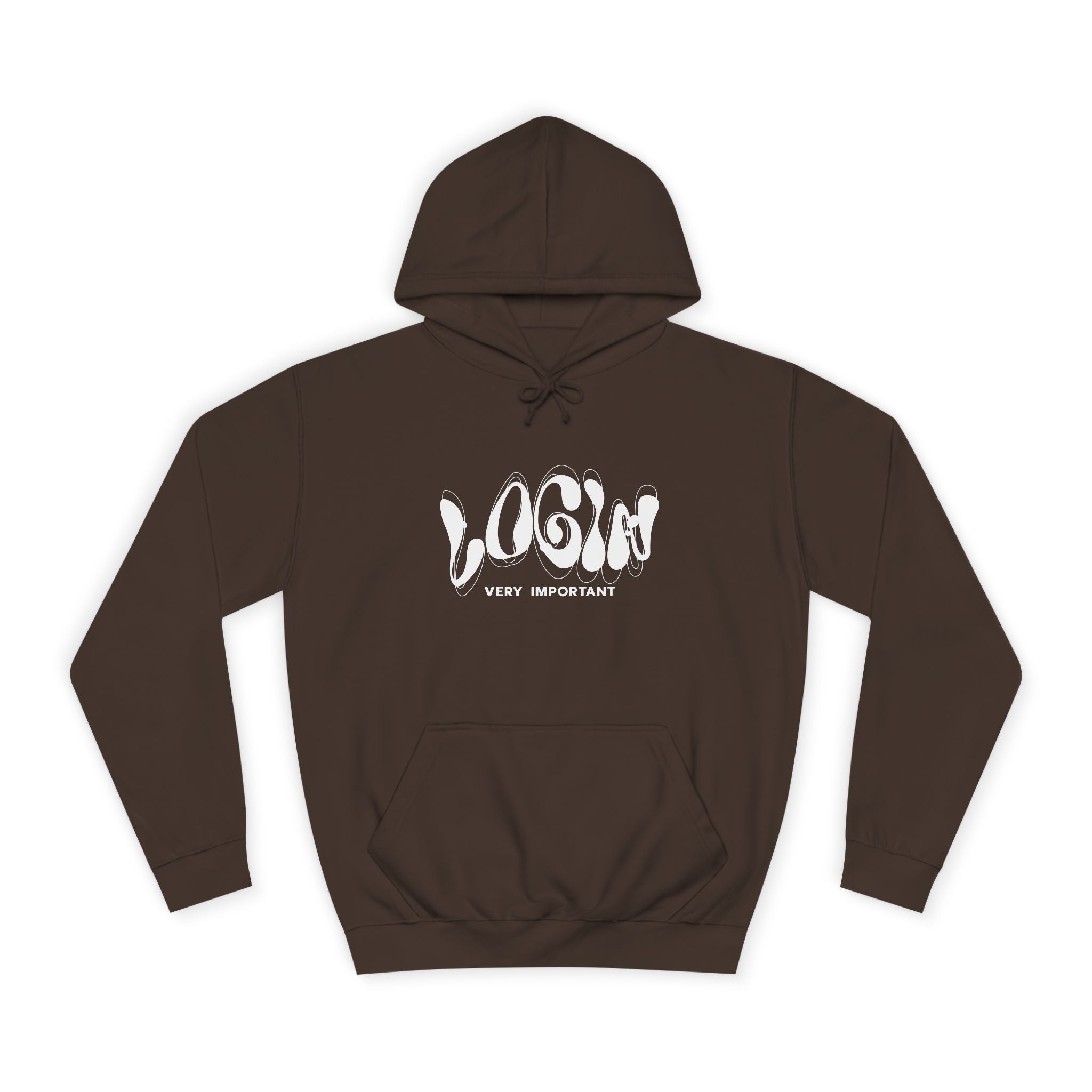 Cool College Unisex Hoodie - LOGIN, Apparel, Funny Hoodie, Gift, Cozy Wear,Trendy Fashion
