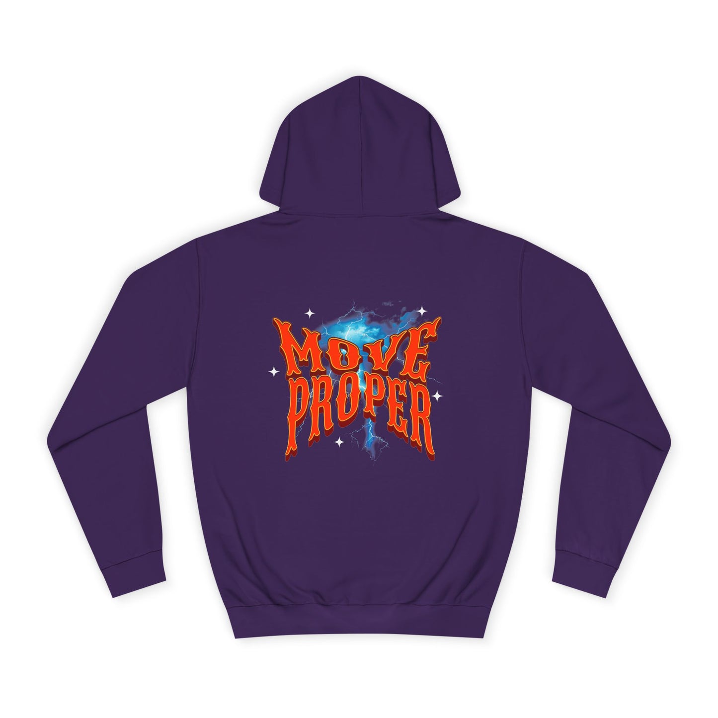 Unisex Hoodie - Move Proper Graphic, Trendy Casual Wear