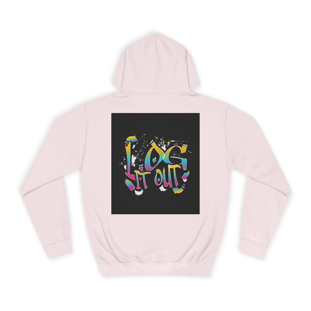 Colorful Unisex log it out Hoodie - Perfect for Students, Casual Wear, Gifts, Relaxed Style, trendy wear