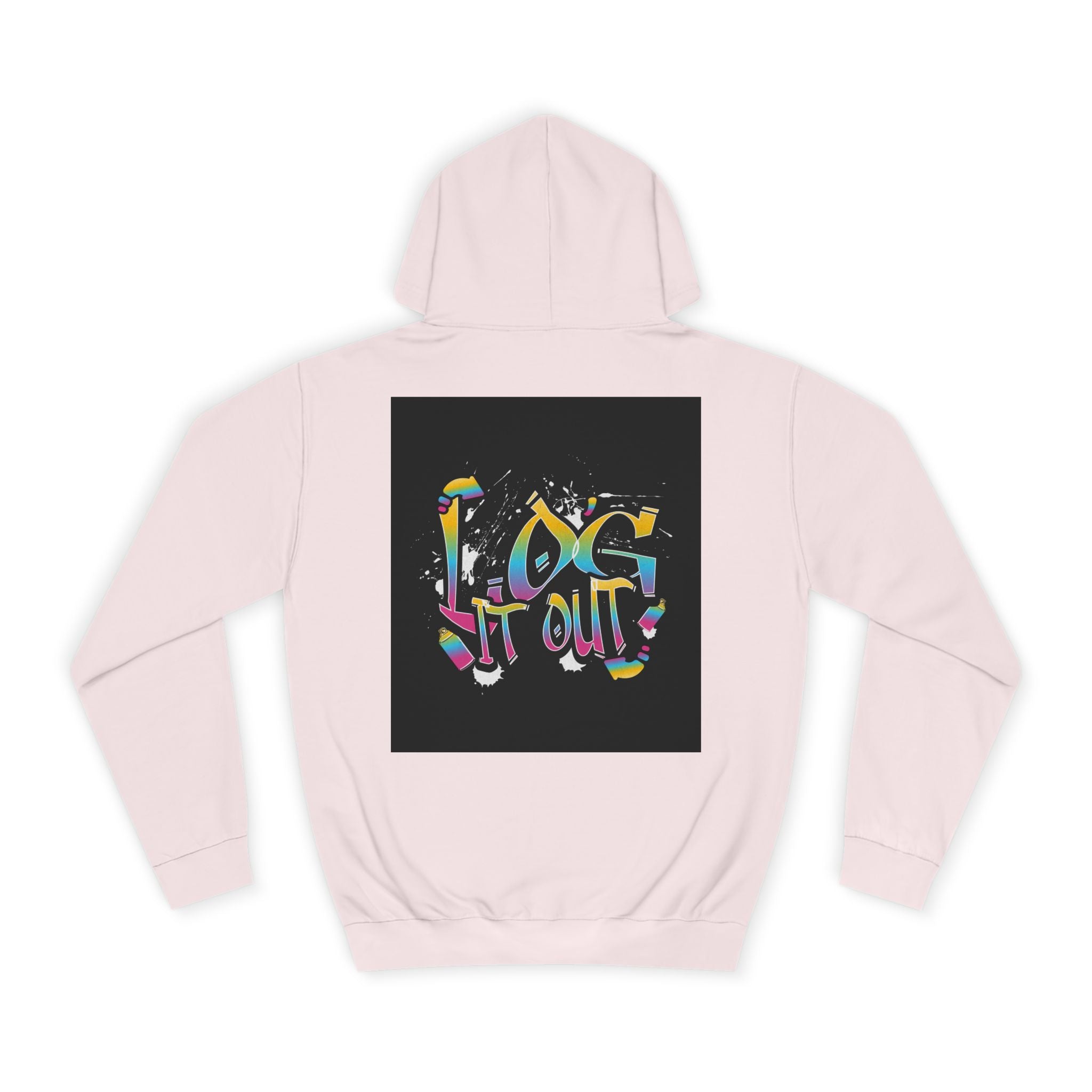 Colorful Unisex log it out Hoodie - Perfect for Students, Casual Wear, Gifts, Relaxed Style, trendy wear