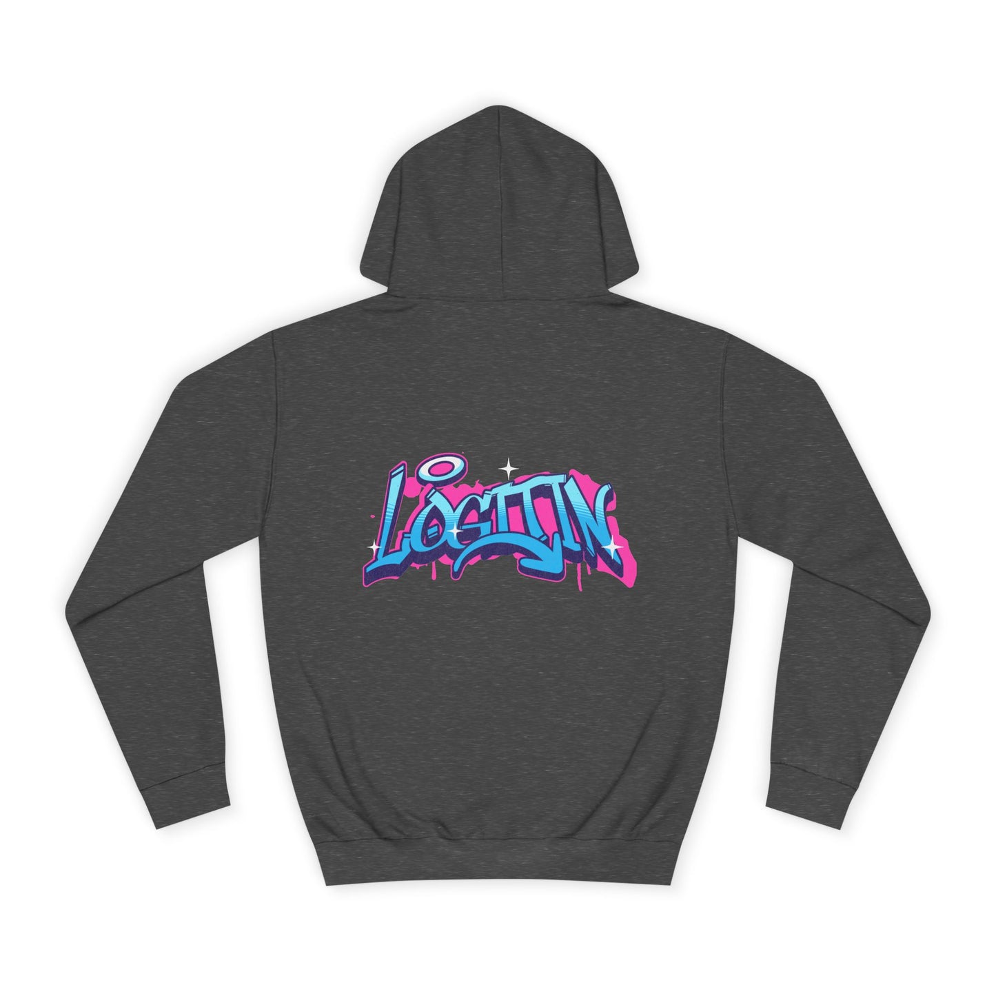 Vibrant Log it in Hoodie, Unisex Cozy Sweatshirt, Trendy Streetwear, Perfect for Life, Gift for Stylish Fall Apparel