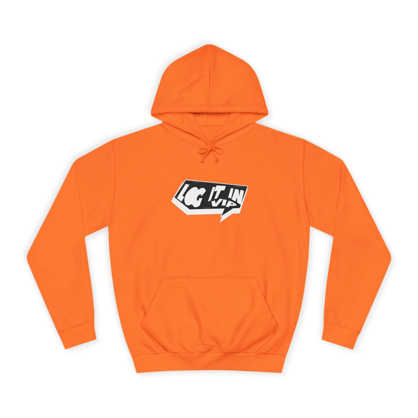 Unisex log it in Hoodie, Cozy Sweatshirt, Everyday Wear, Gift for Students, Youth Fashion, trendy Essentials