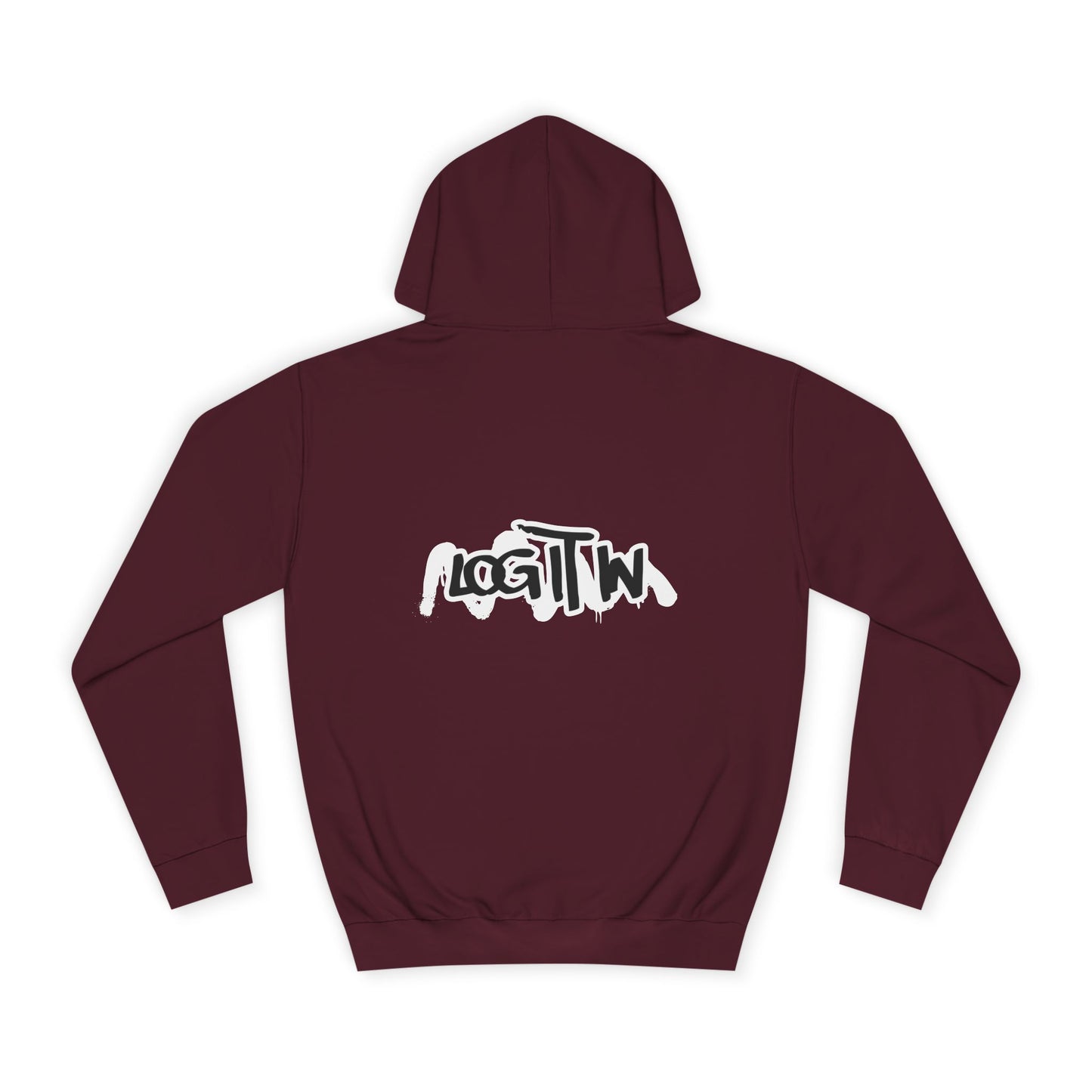Unisex Log it in  Hoodie with Trendy Graphic, Stylish Casual Wear, Gift, Apparel, Cozy Sweatshirt for Every Occasion