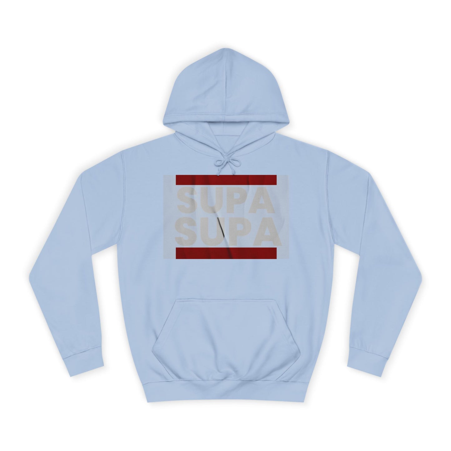 Unisex Hoodie with 'SUPA SUPA' Design, Cool Casual Wear, Perfect, Gifts for Graduates, Cozy Layering