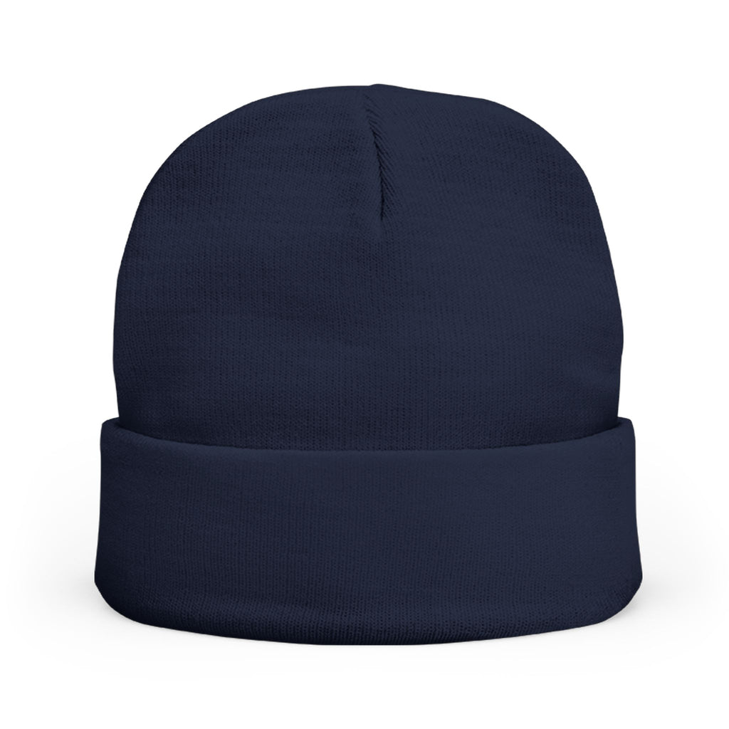 Embroidered 'LOG OUT' Knit Beanie — Gnome Humor Winter Hat