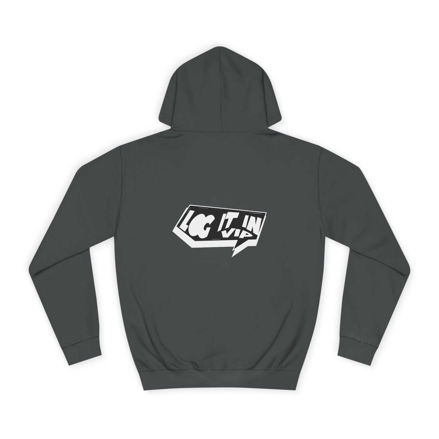 Unisex log it in Hoodie, Cozy Sweatshirt, Everyday Wear, Gift for Students, Youth Fashion, trendy Essentials