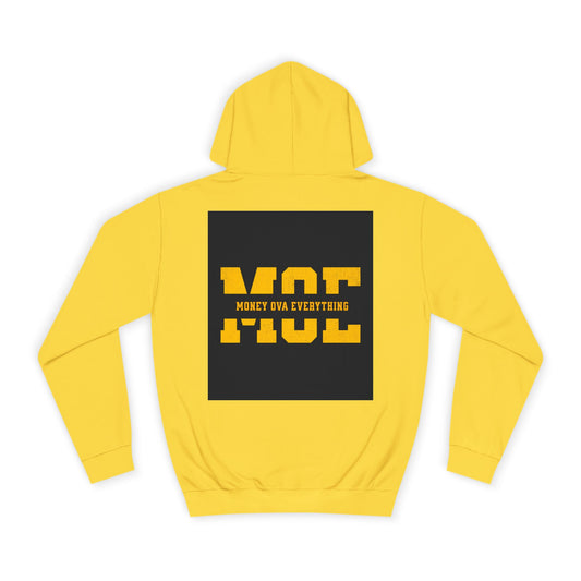 Unisex Hoodie with Bold Message, Money Ova Everything, Perfect for Every day, Money Over Everything, Casual Wear