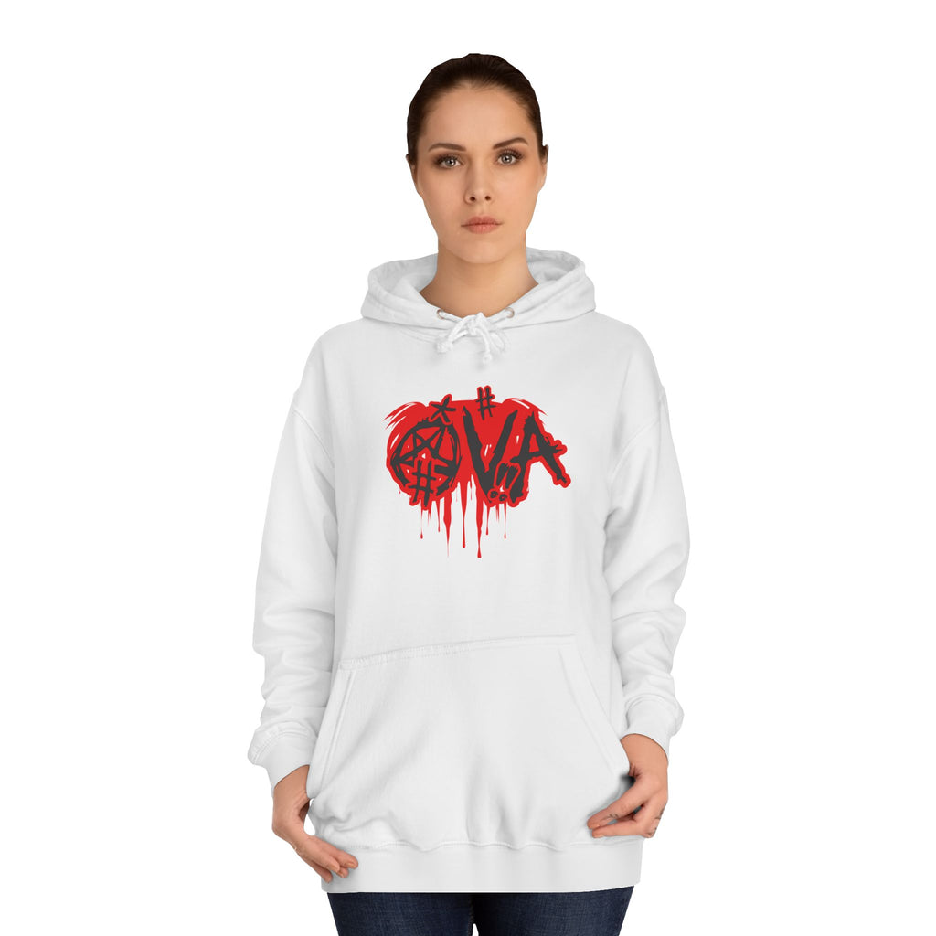 Edgy Unisex Hoodie with Graffiti-Style Print, Urban Streetwear, Apparel, Gift for any body, Casual Fashion