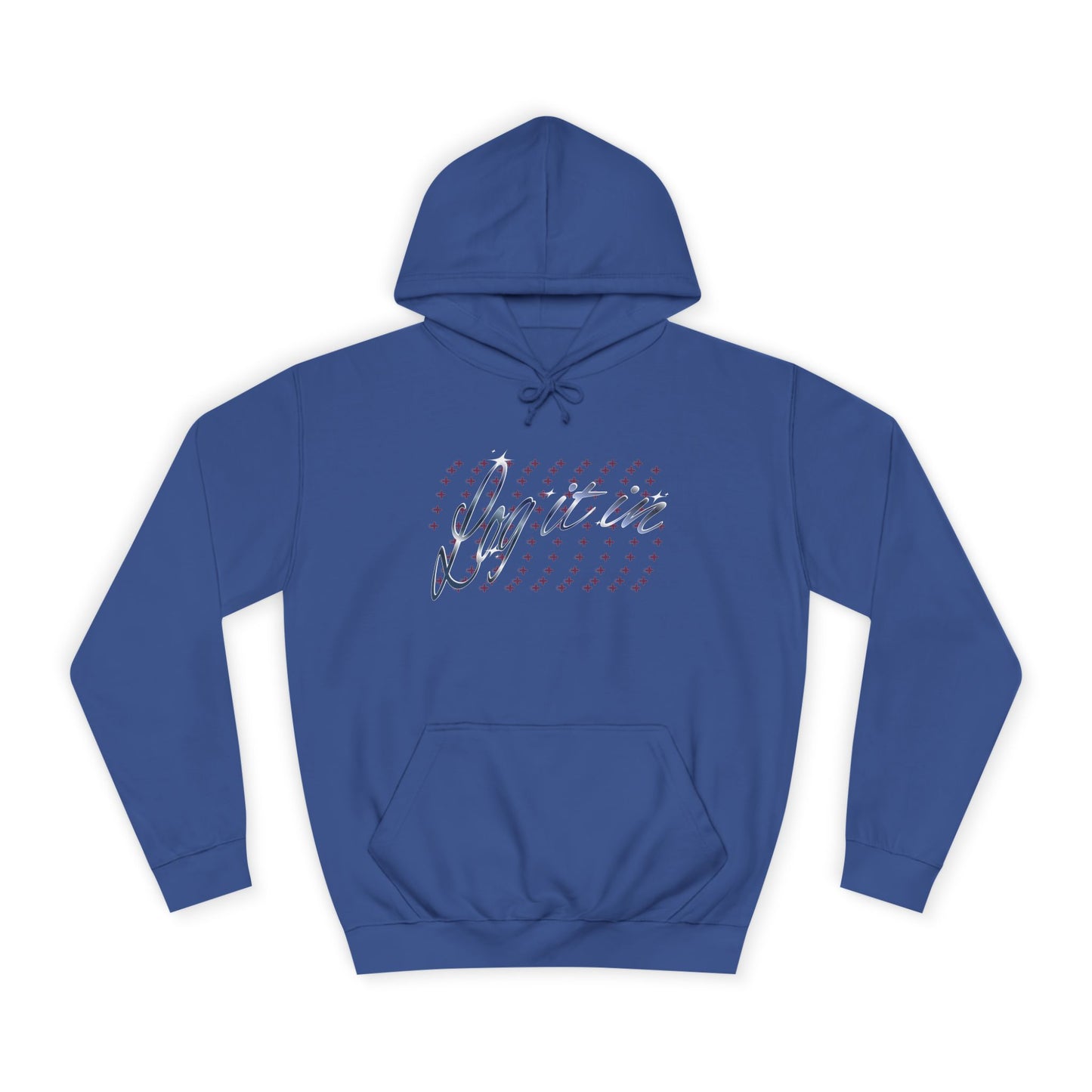 Unisex 'Log it in' Hoodie with Playful Design, Cozy Apparel, Casual Style for Everyone, Great for Gifts and Casual Events