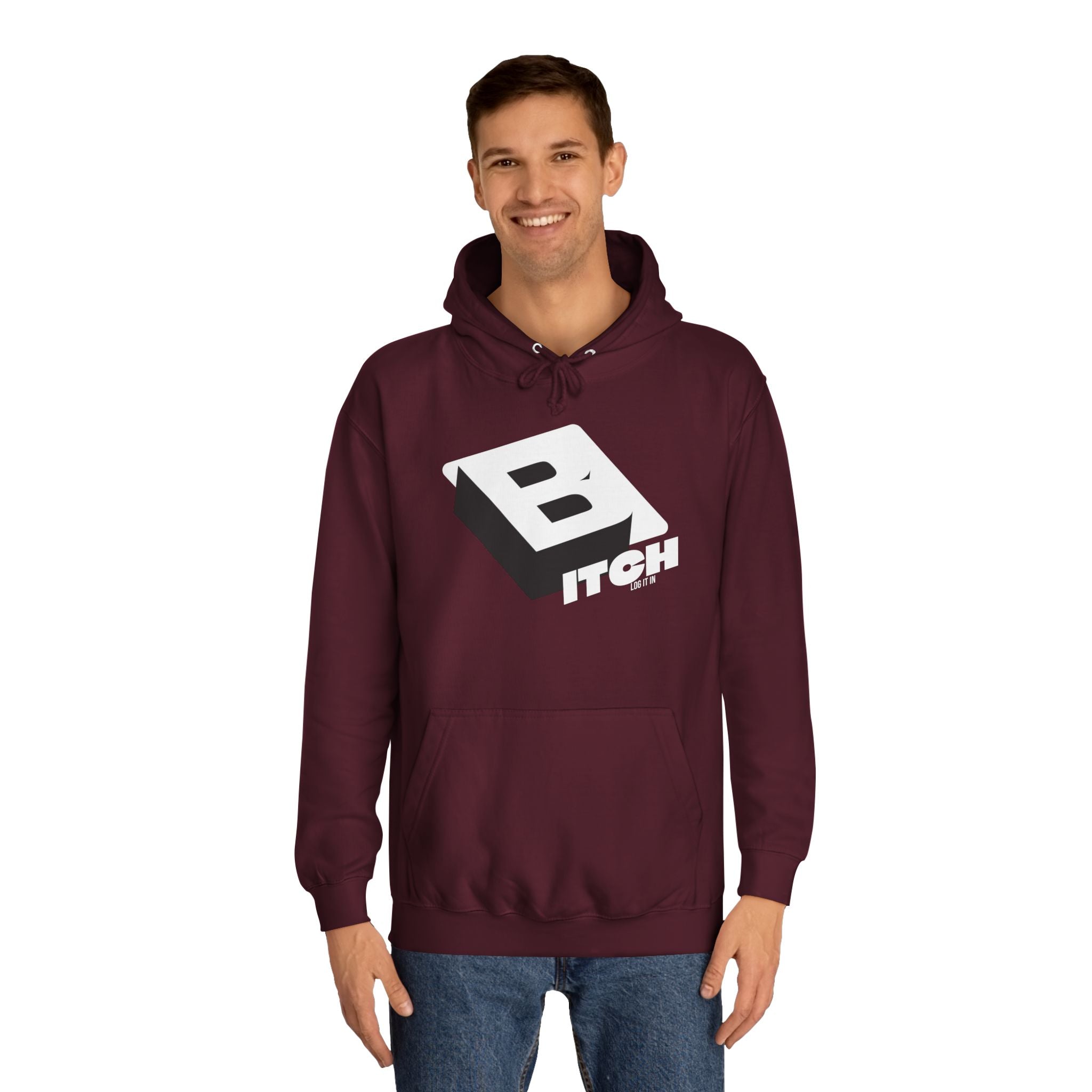 Unisex Hoodie with Bold Logo Design