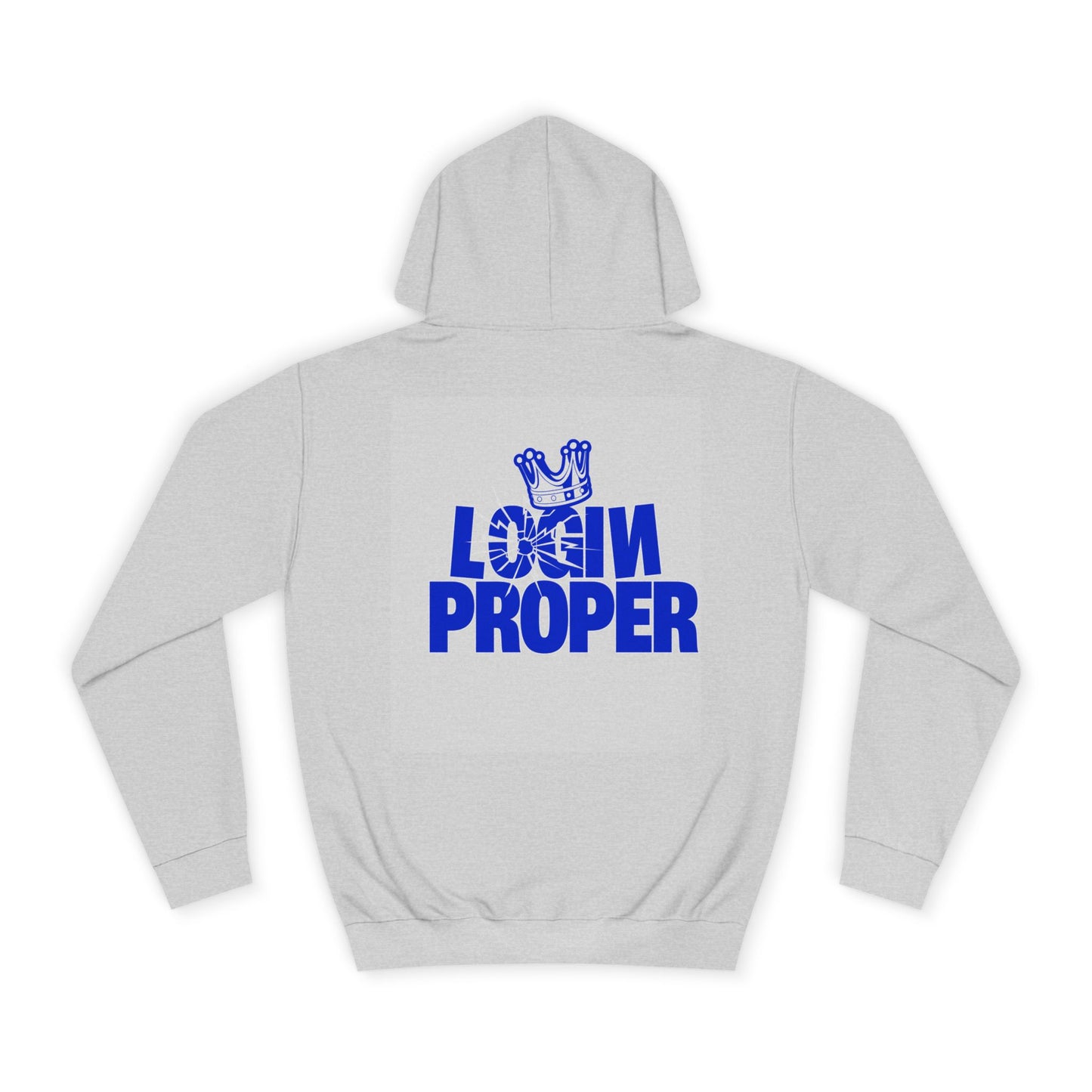 Unisex Hoodie - 'Login Proper' Trendy Spirit Wear, Casual Streetwear, Gift, Cozy Lounge Sweatshirt