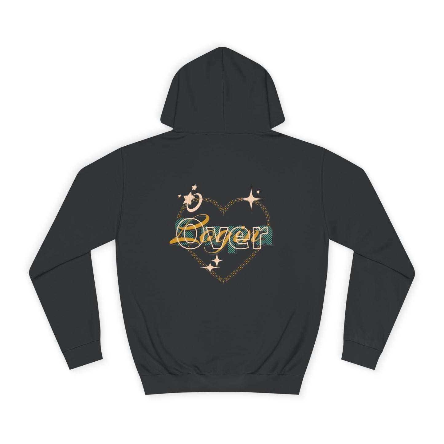 Charming Heart Hoodie with Floral Design, Unisex Casual Sweatshirt, Trendy Gift, Relaxed Wear, Unique Apparel