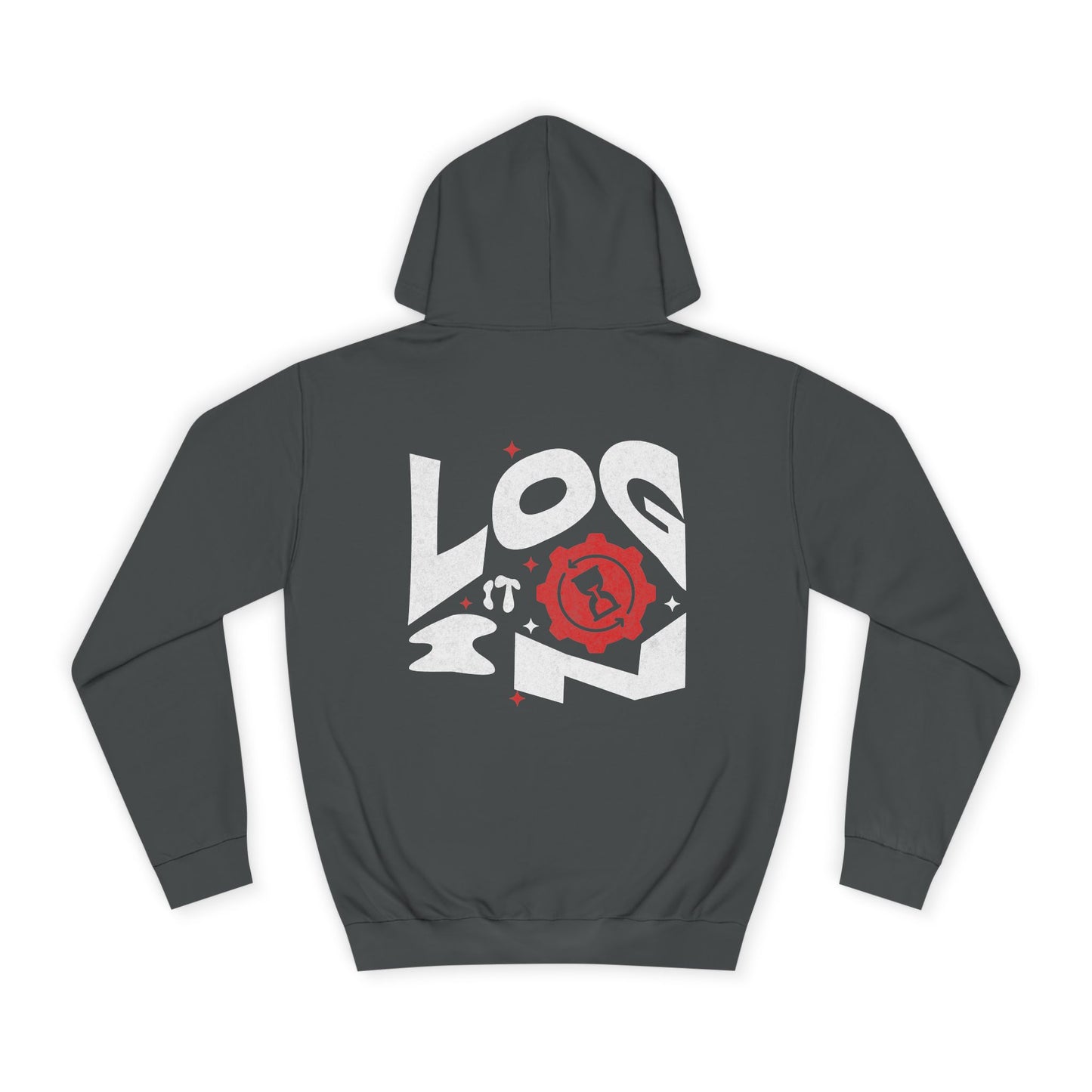 Stylish Log it in Hoodie, Cozy Athletic Wear, Graphic Hoodie, Trendy Apparel, Perfect for Life