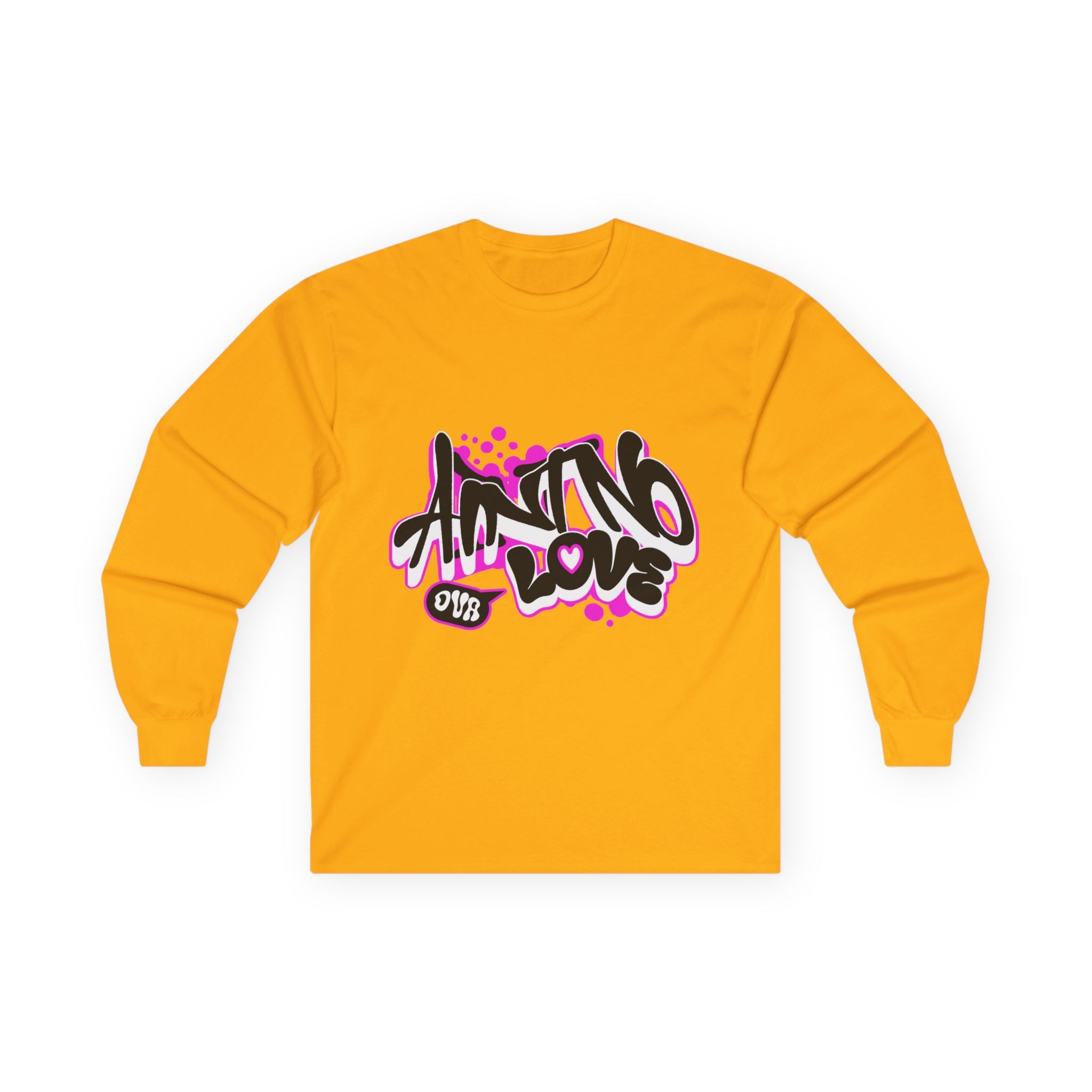 Graffiti "NO LOVE" Long Sleeve Tee — Streetwear Urban Art Shirt