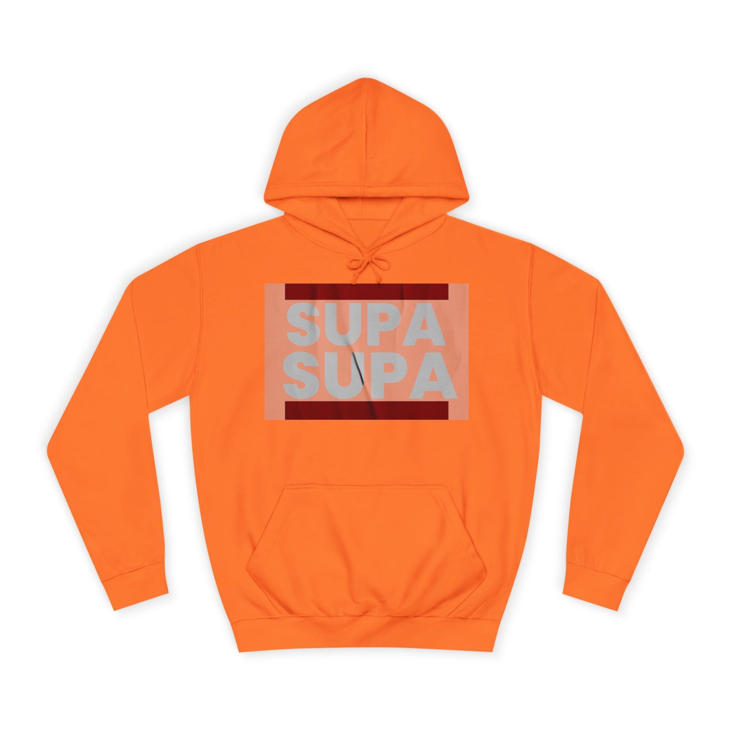Unisex Hoodie with 'SUPA SUPA' Design, Cool Casual Wear, Perfect, Gifts for Graduates, Cozy Layering