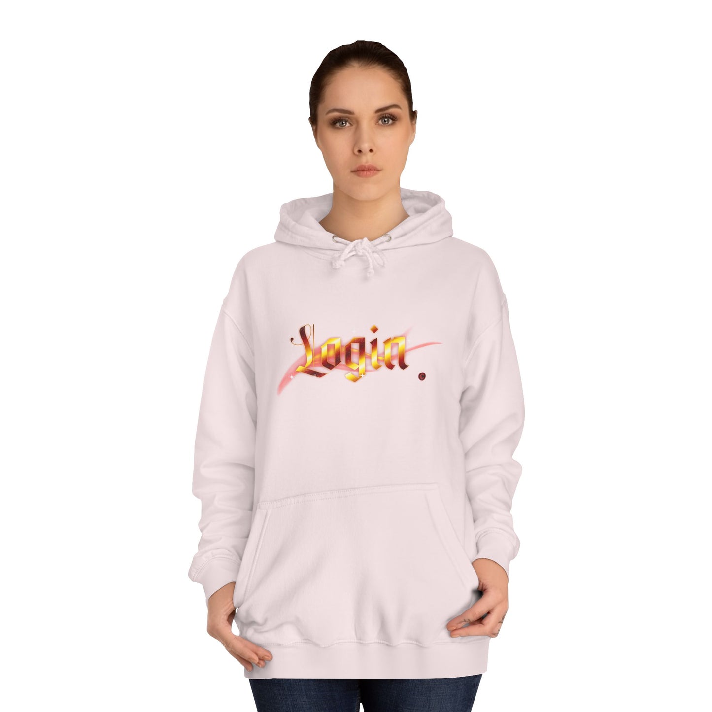 Aesthetic 'Login' Unisex Hoodie, Cozy Trendy Wear, Gift for Any One, Warm Casual Style, Trendy Hoodie