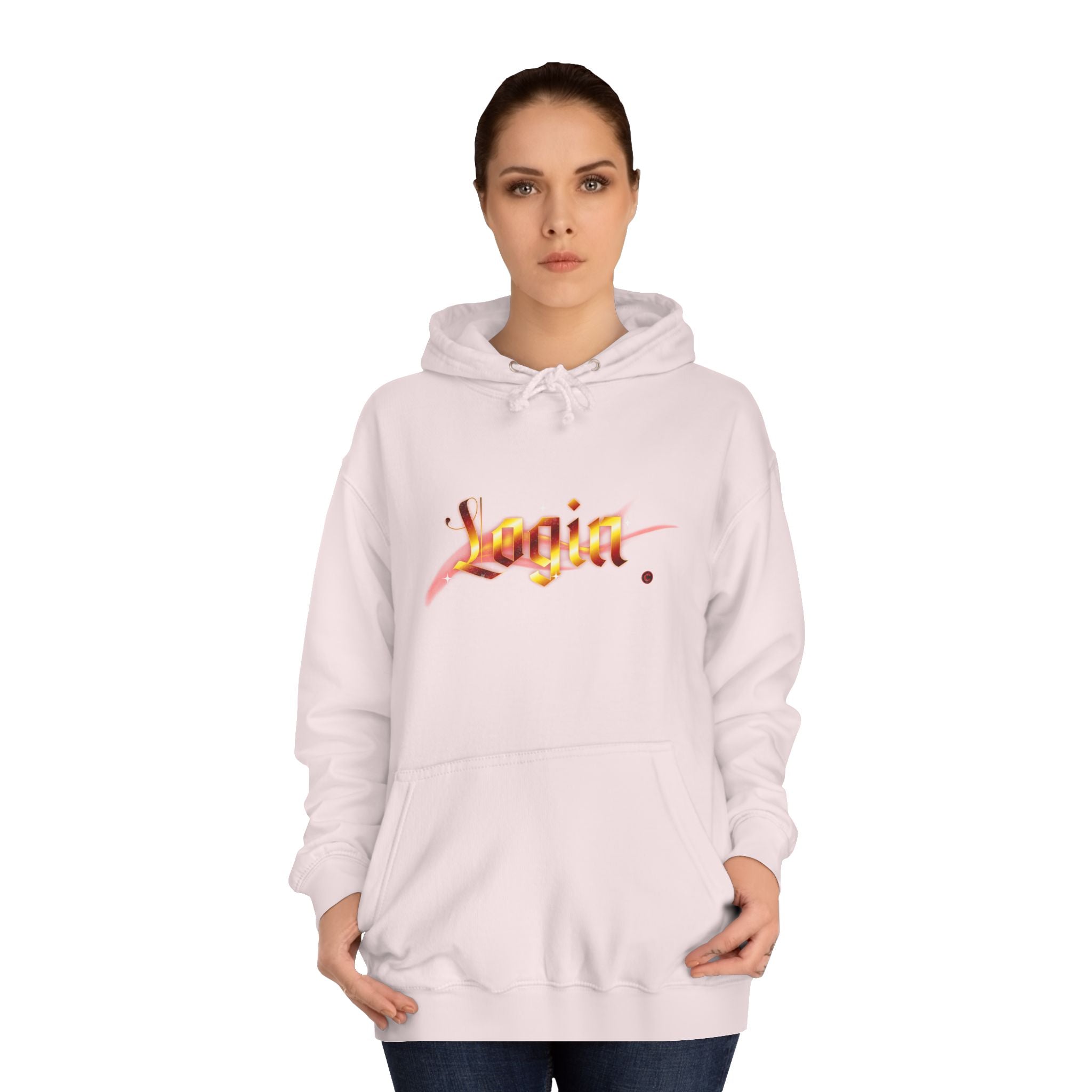 Aesthetic 'Login' Unisex Hoodie, Cozy Trendy Wear, Gift for Any One, Warm Casual Style, Trendy Hoodie