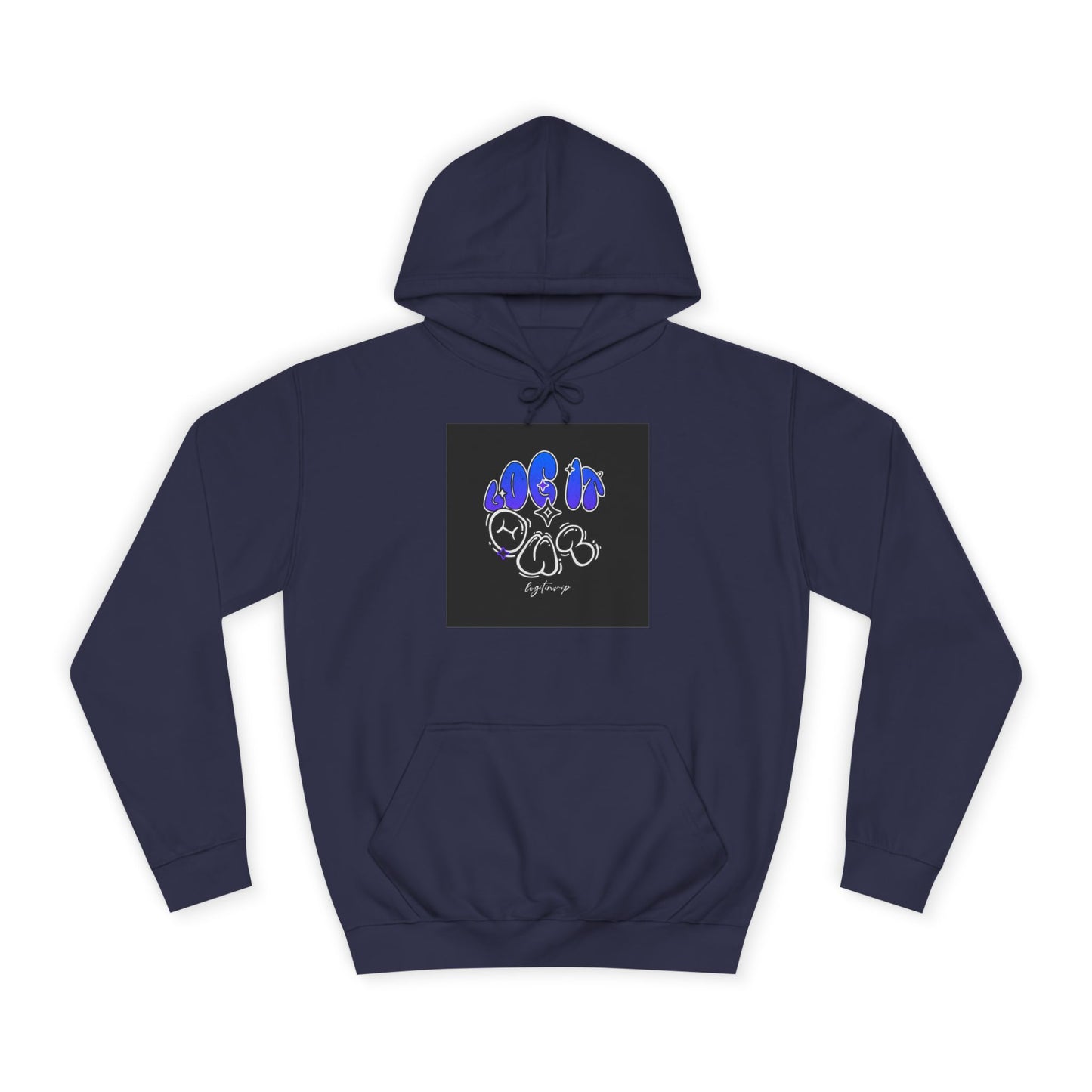 Vibrant Log it out Spirit Hoodie, Unisex Hoodie, Comfortable Sweatshirt, Graphic Hooded Sweatshirt,