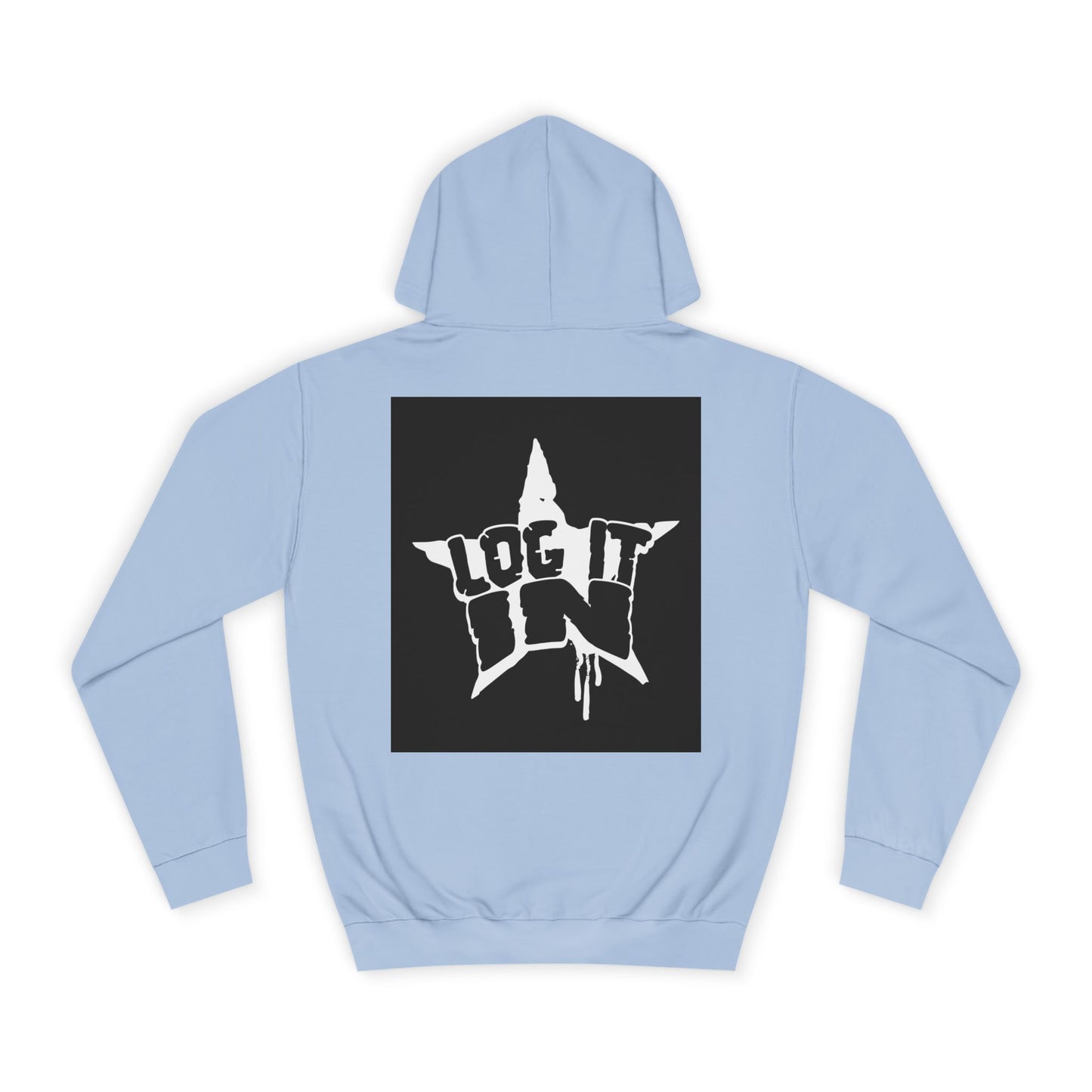 Unisex Log it in Hoodie, Trendy Hooded Sweatshirt, Spirit Wear, Casual Streetwear, Gift