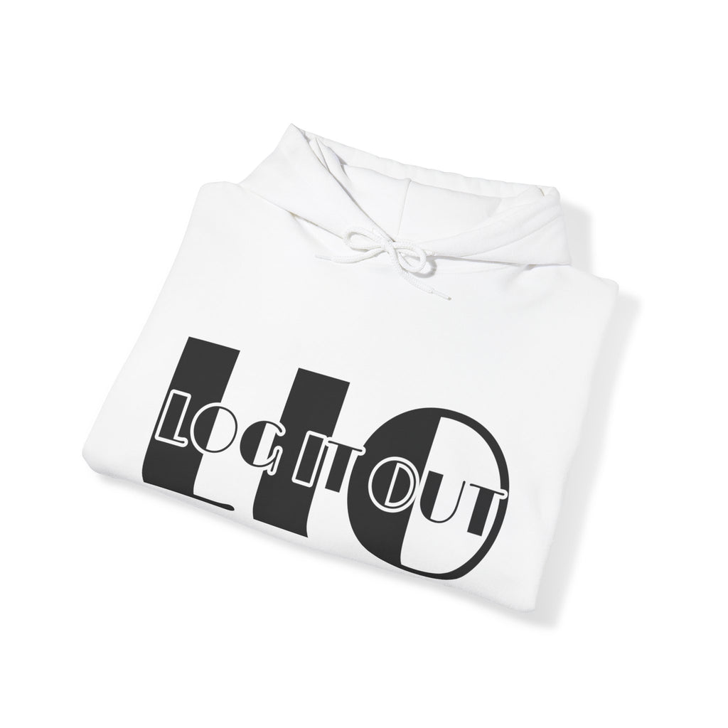 Log it out Unisex Heavy Blend™ Hooded Sweatshirt