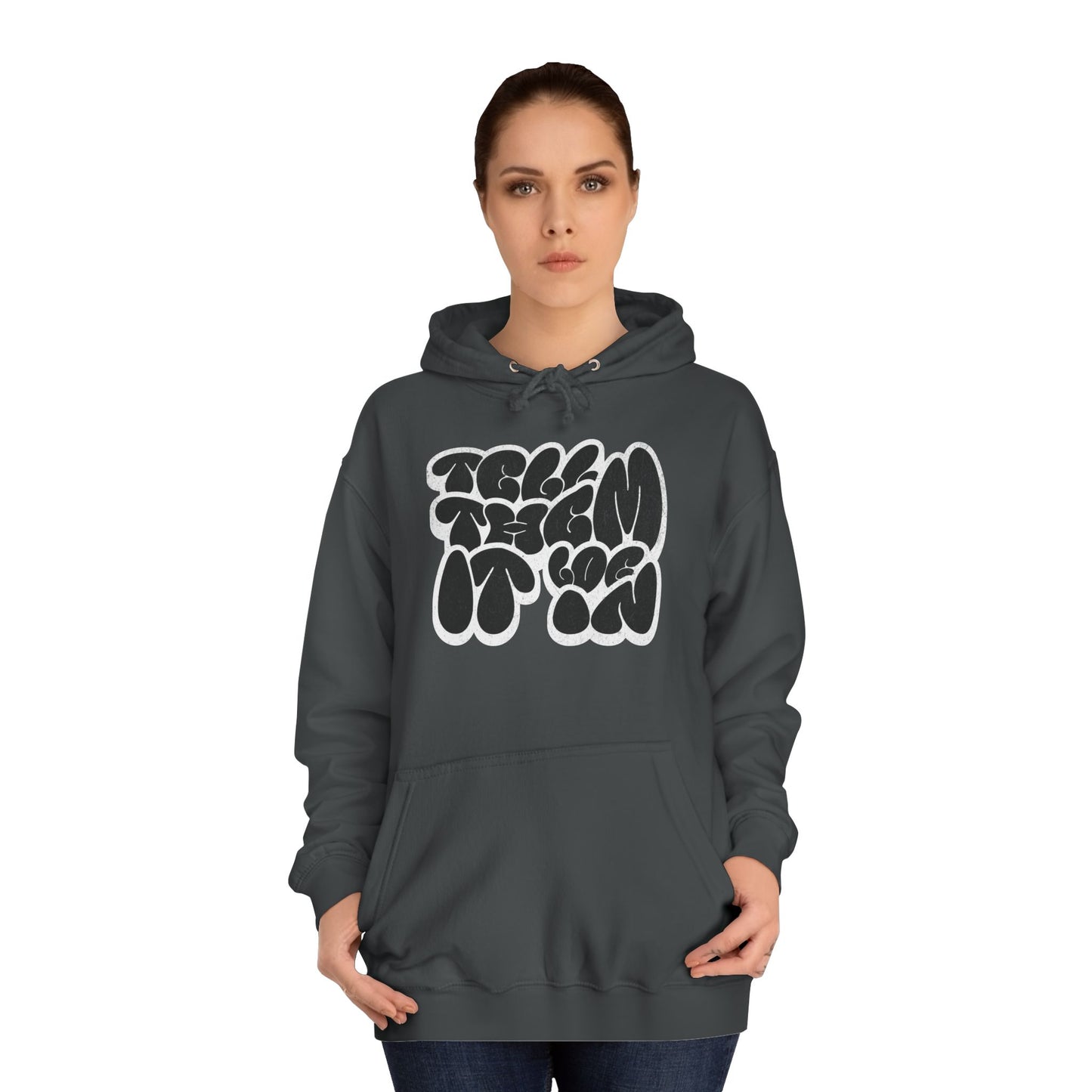 Unisex log it in Hoodie, Trendy Apparel, Casual Streetwear, Perfect for Gifts, Everyday Comfort Wear