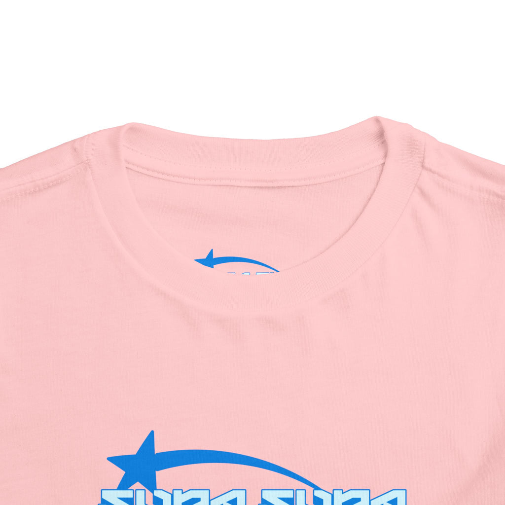 Toddler Tee — Blue Star 'Supa Supa' Graphic Shirt