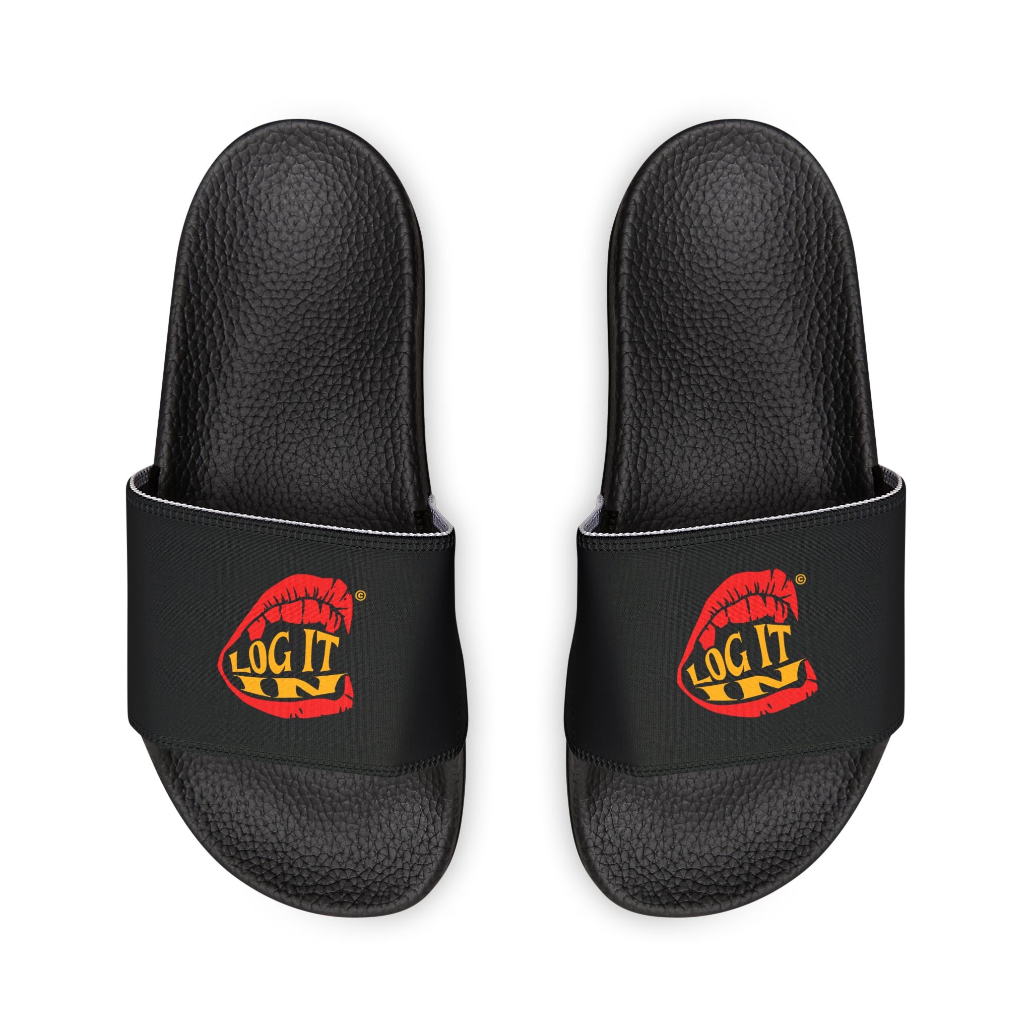 Women's Removable-Strap Slide Sandals — "Log it in" Comfort Slides