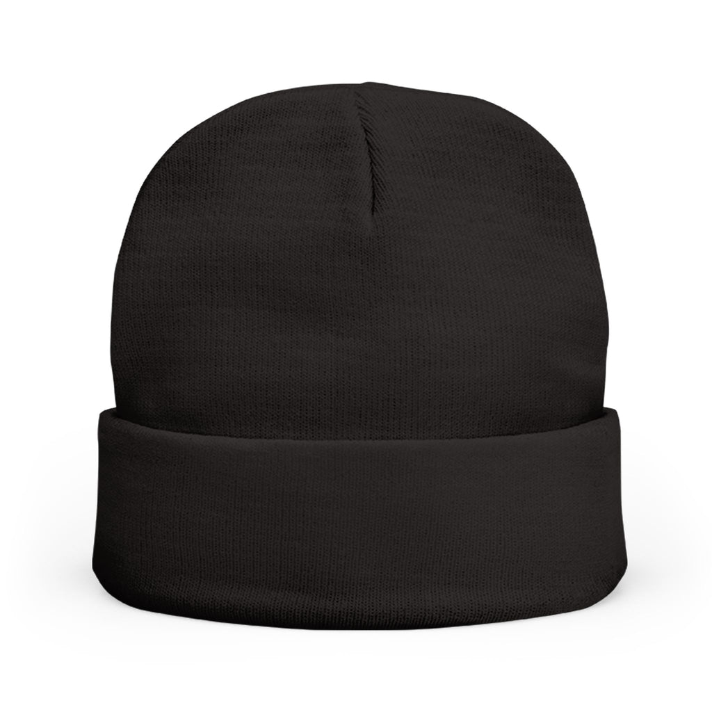 Embroidered 'LOG OUT' Knit Beanie — Gnome Humor Winter Hat