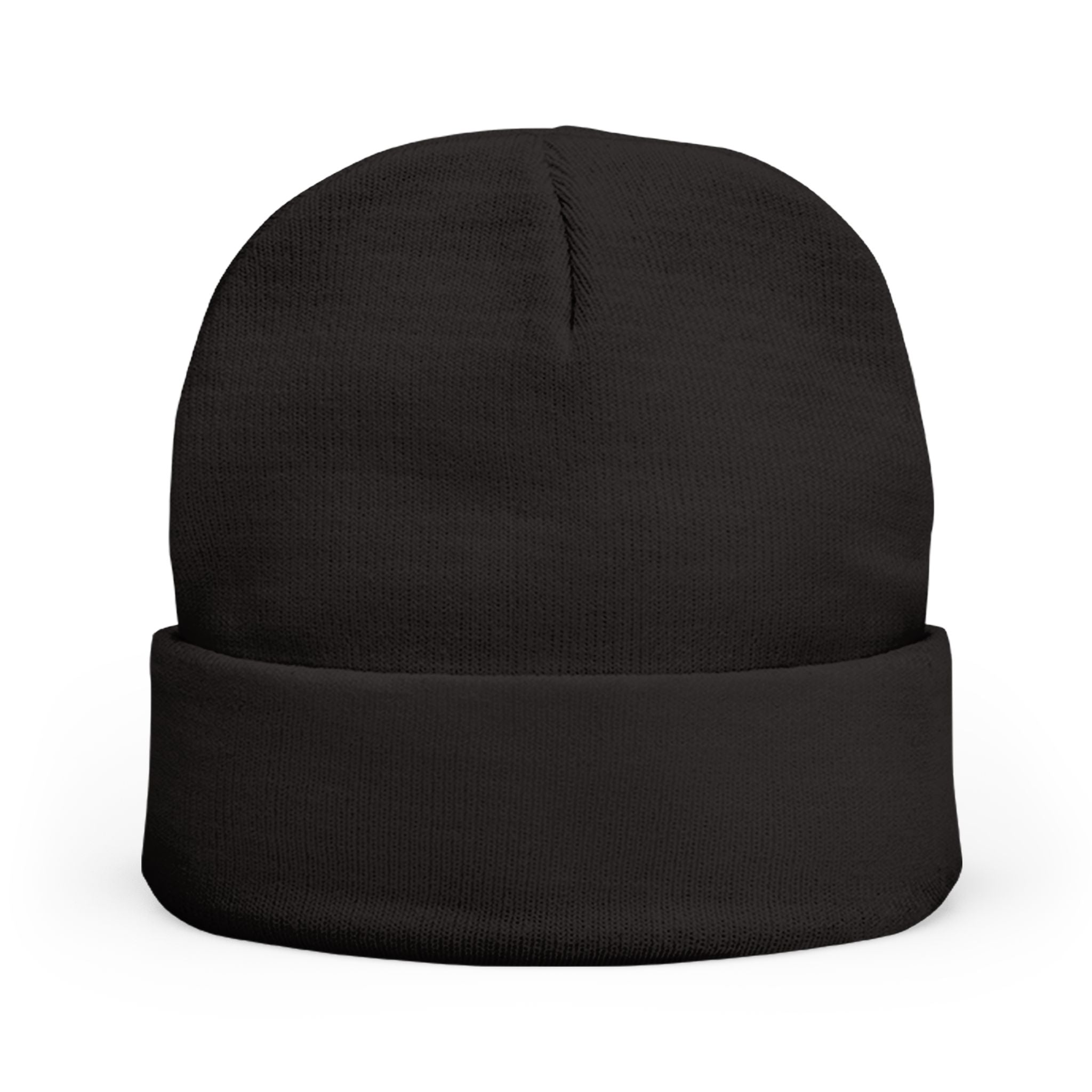Embroidered 'LOG OUT' Knit Beanie — Gnome Humor Winter Hat