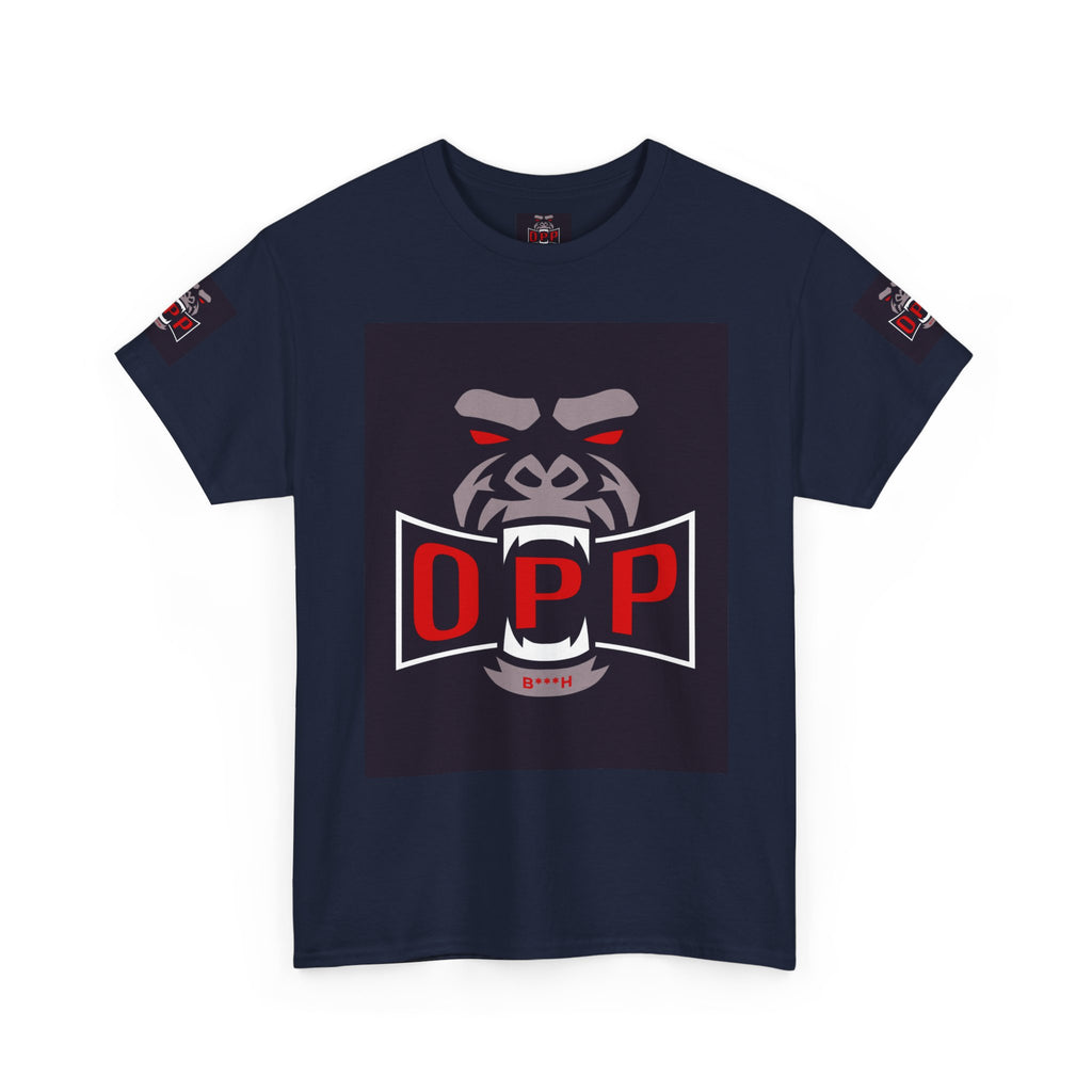 Gorilla OPP Graphic Tee — Bold Red & Black Urban Streetwear Shirt