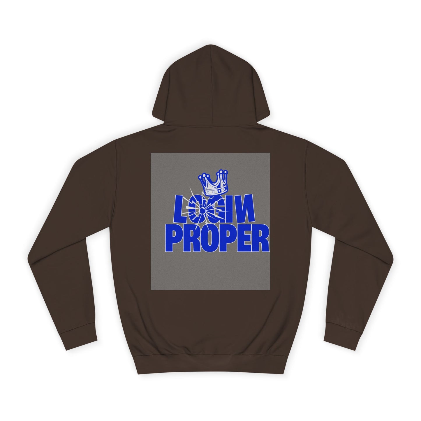 Unisex Hoodie - 'Login Proper' Trendy Spirit Wear, Casual Streetwear, Gift, Cozy Lounge Sweatshirt