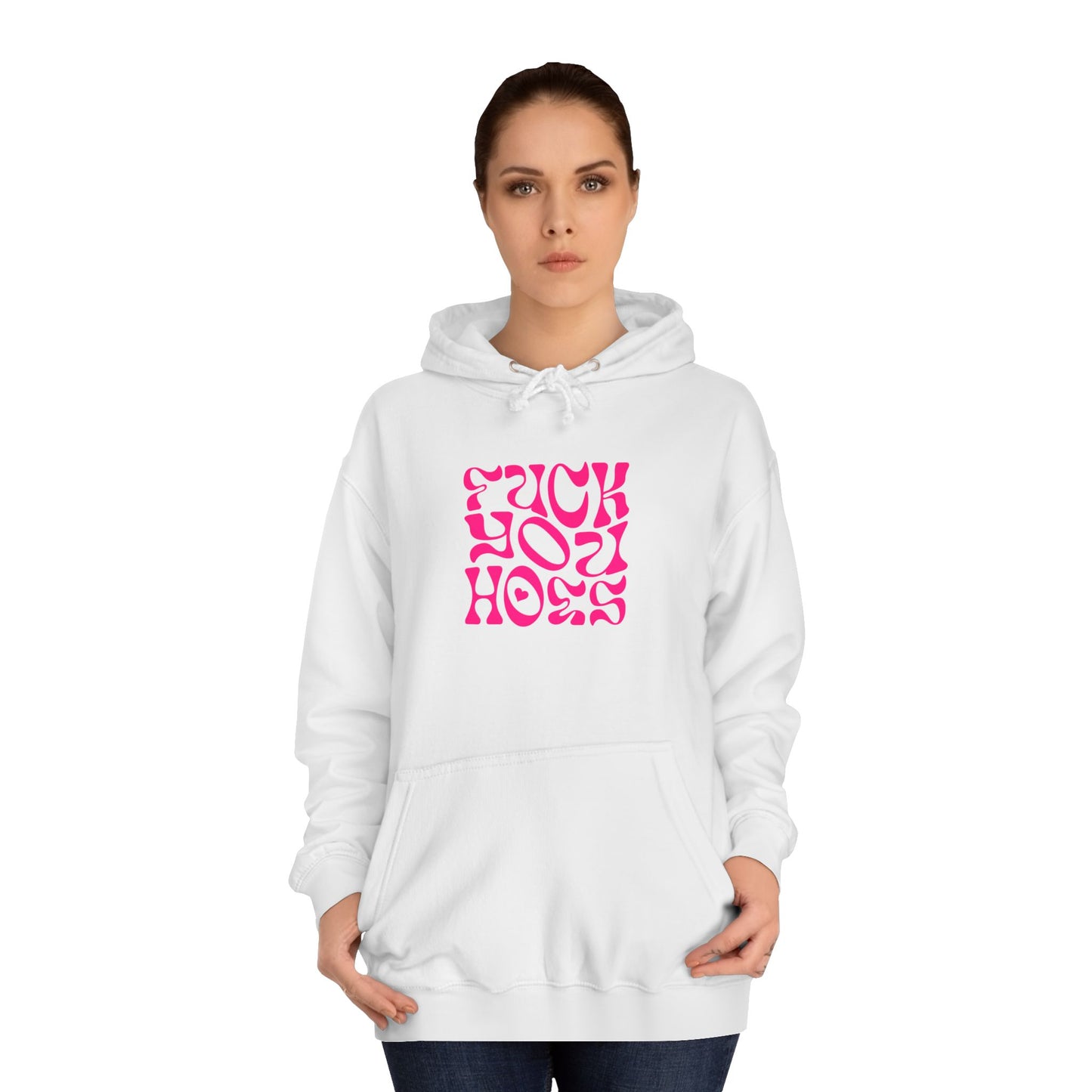 Trendy Unisex Hoodie with Bold Graphic Design