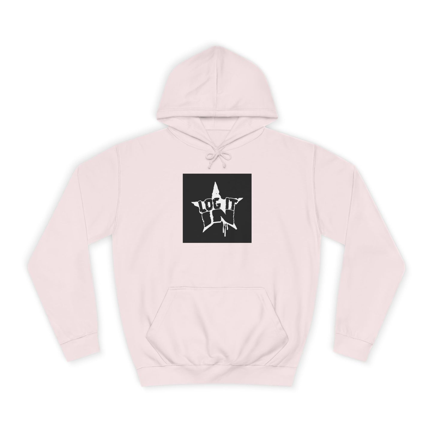 Unisex Log it in Hoodie, Trendy Hooded Sweatshirt, Spirit Wear, Casual Streetwear, Gift