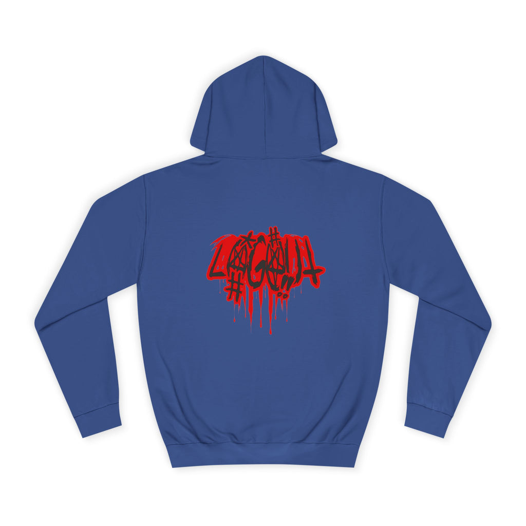 Bold Graffiti log out Hoodie, Unisex Streetwear, Comfortable Casual Wear,