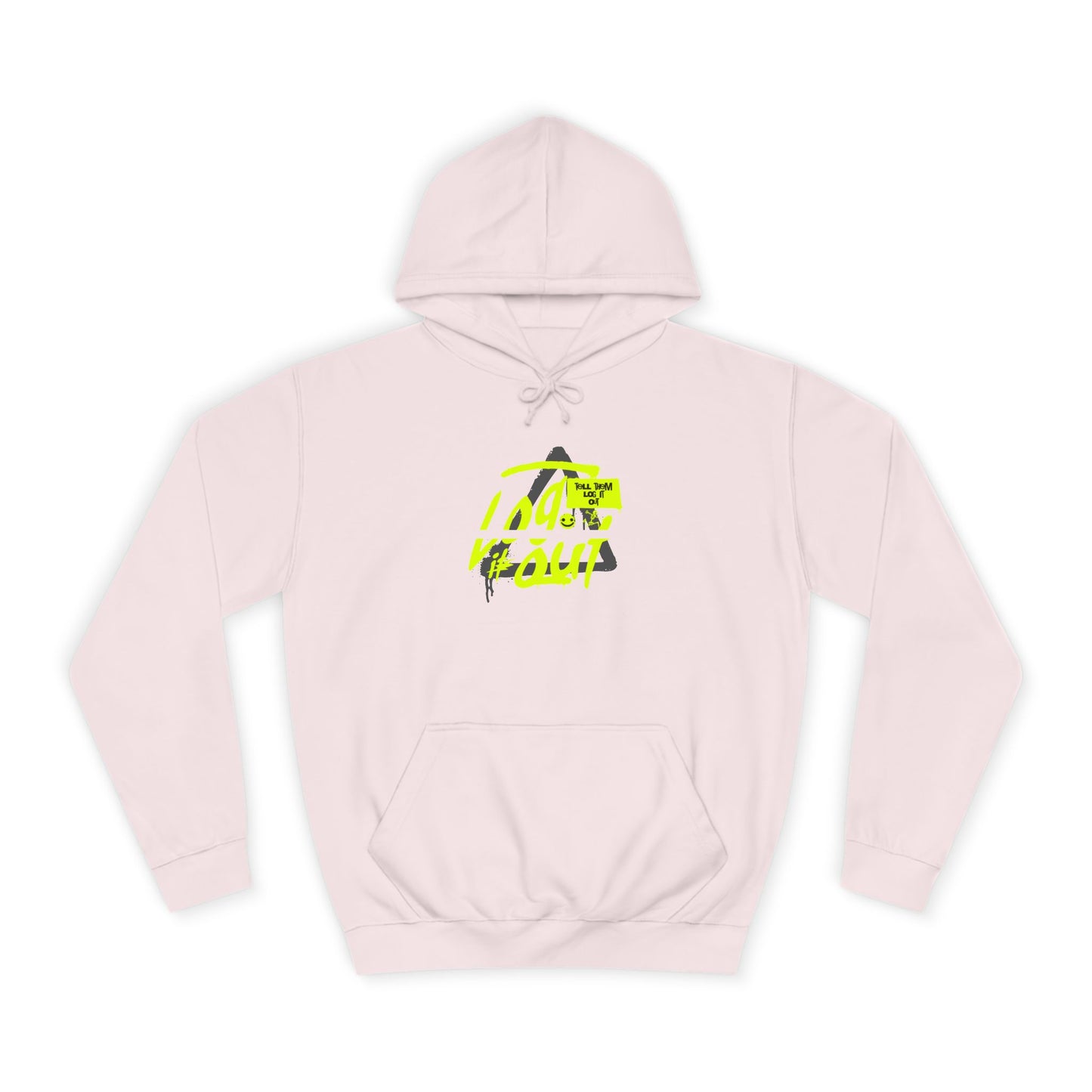 unisex Log it out Hoodie, Unisex Hoodie, Casual Wear, Trendy Graphic Hoodie, Comfortable Streetwear