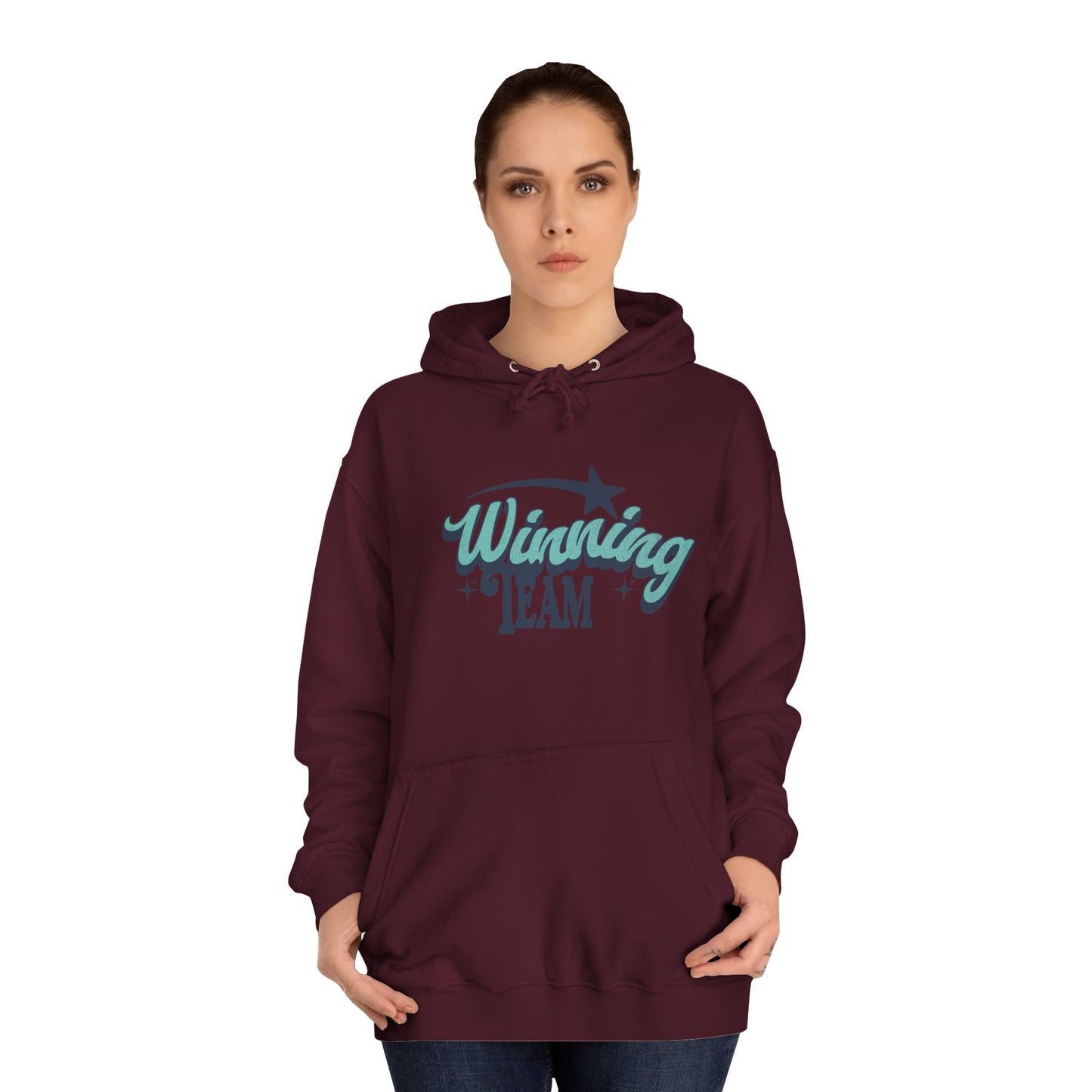 Winning Team Unisex Hoodie - Cozy Spirit Wear for Anybody