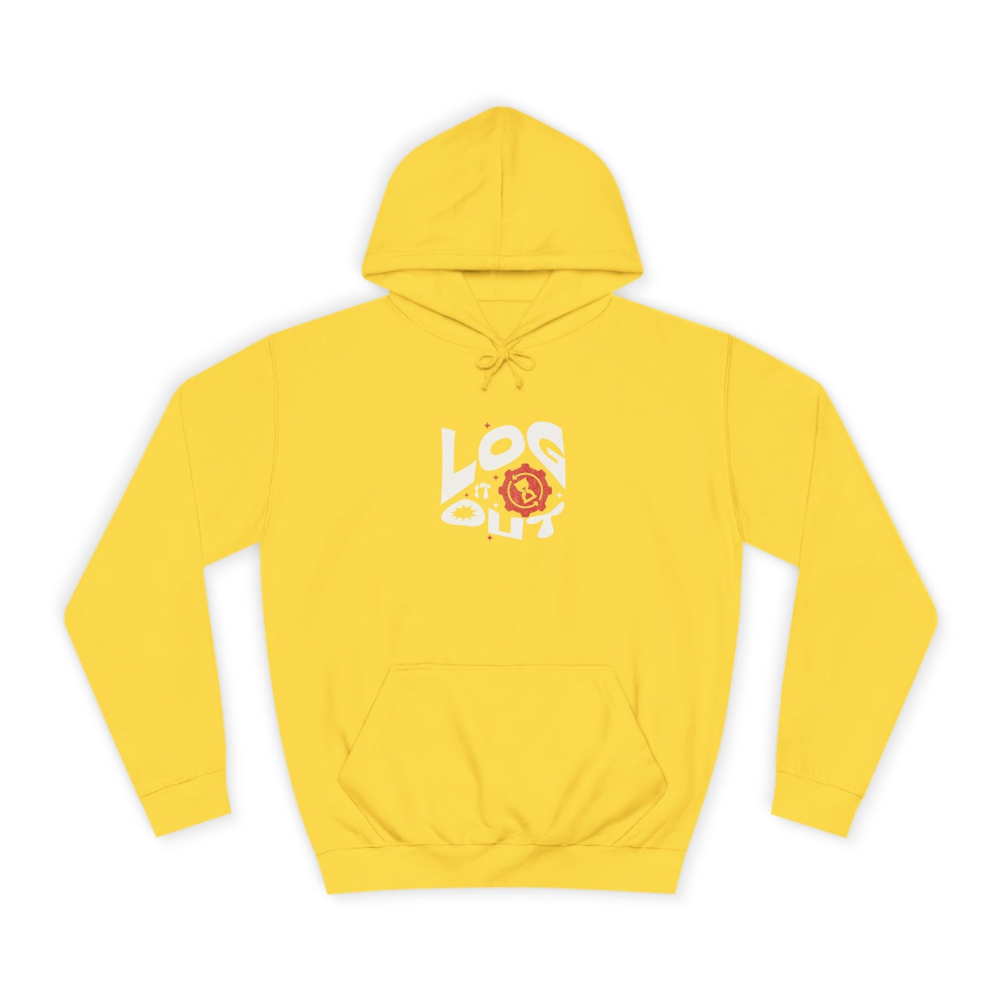 Stylish Unisex Log it out Hoodie with Unique Graphic Design, Perfect for Life, Gift, Comfortable Casual Wear