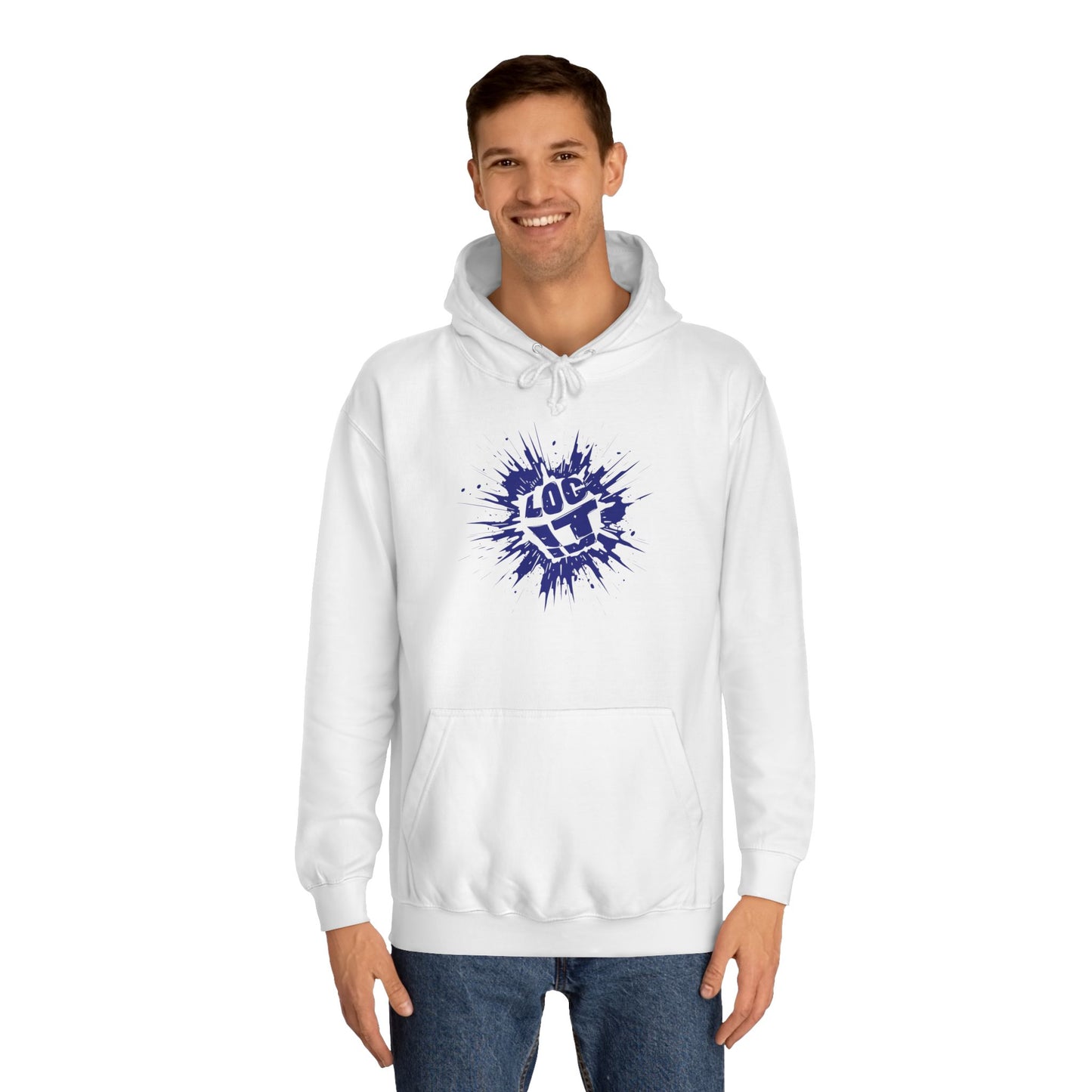 Unisex 'Log it in' Hoodie - Trendy Vibe, Perfect for Everyday wear, Casual Style, Great for Gifting, Ideal for Life