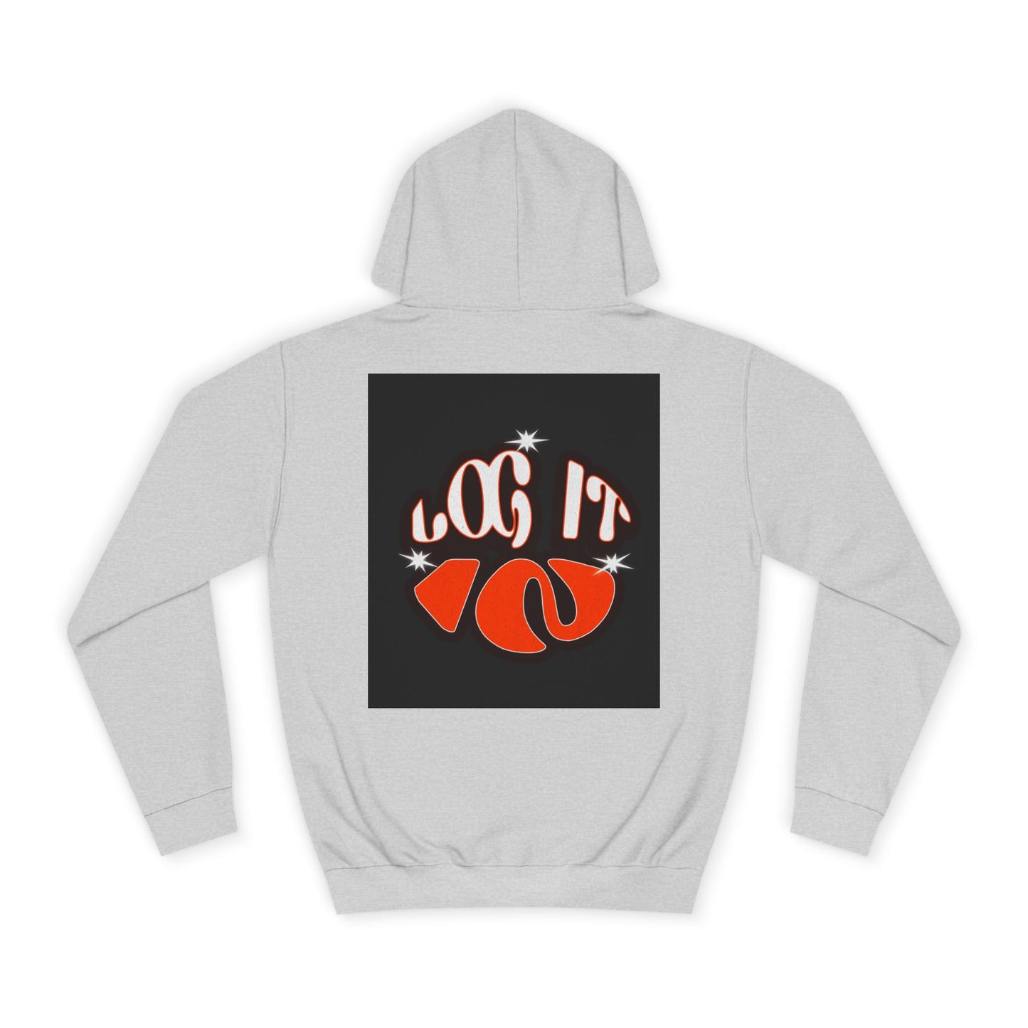 Trendy Unisex Log it in Hoodie, Casual Wear, custom Gear, Gift, Relaxed Fit