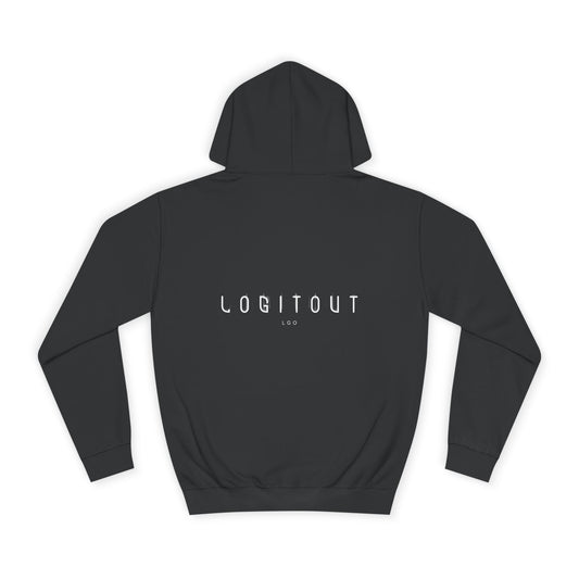 Cozy Unisex Log it out Hoodie, Perfect for Everyday Life,Graduation, Chill Days, Gift, Casual Wear