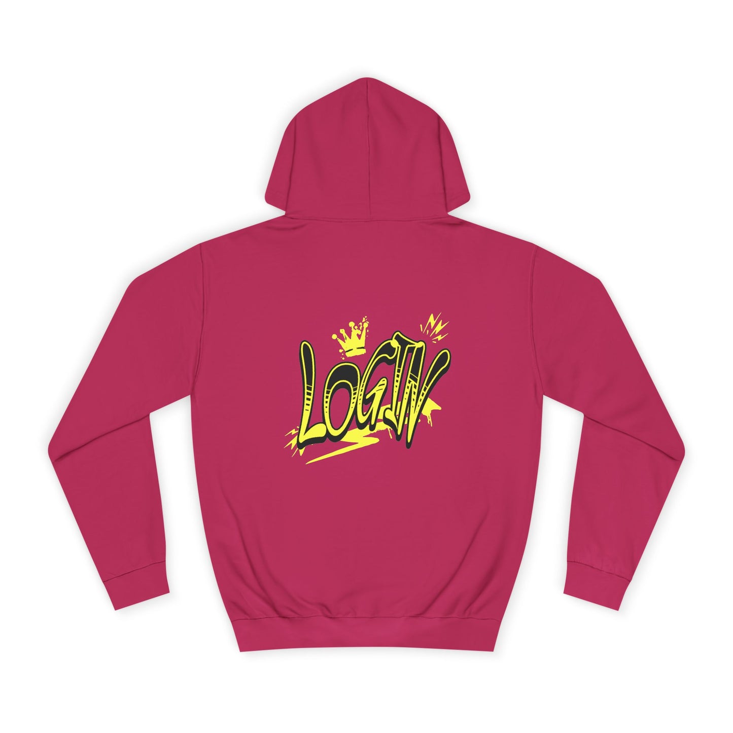 Unisex Hoodie - Bold 'LOGIN' Graphic