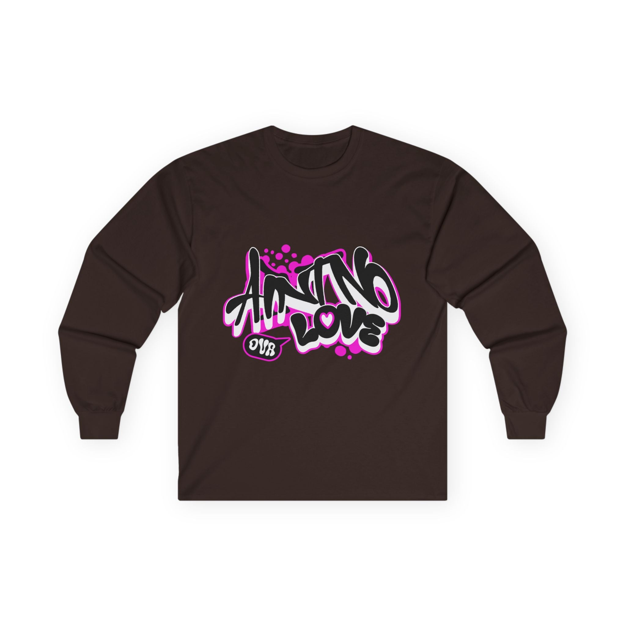 Graffiti "NO LOVE" Long Sleeve Tee — Streetwear Urban Art Shirt