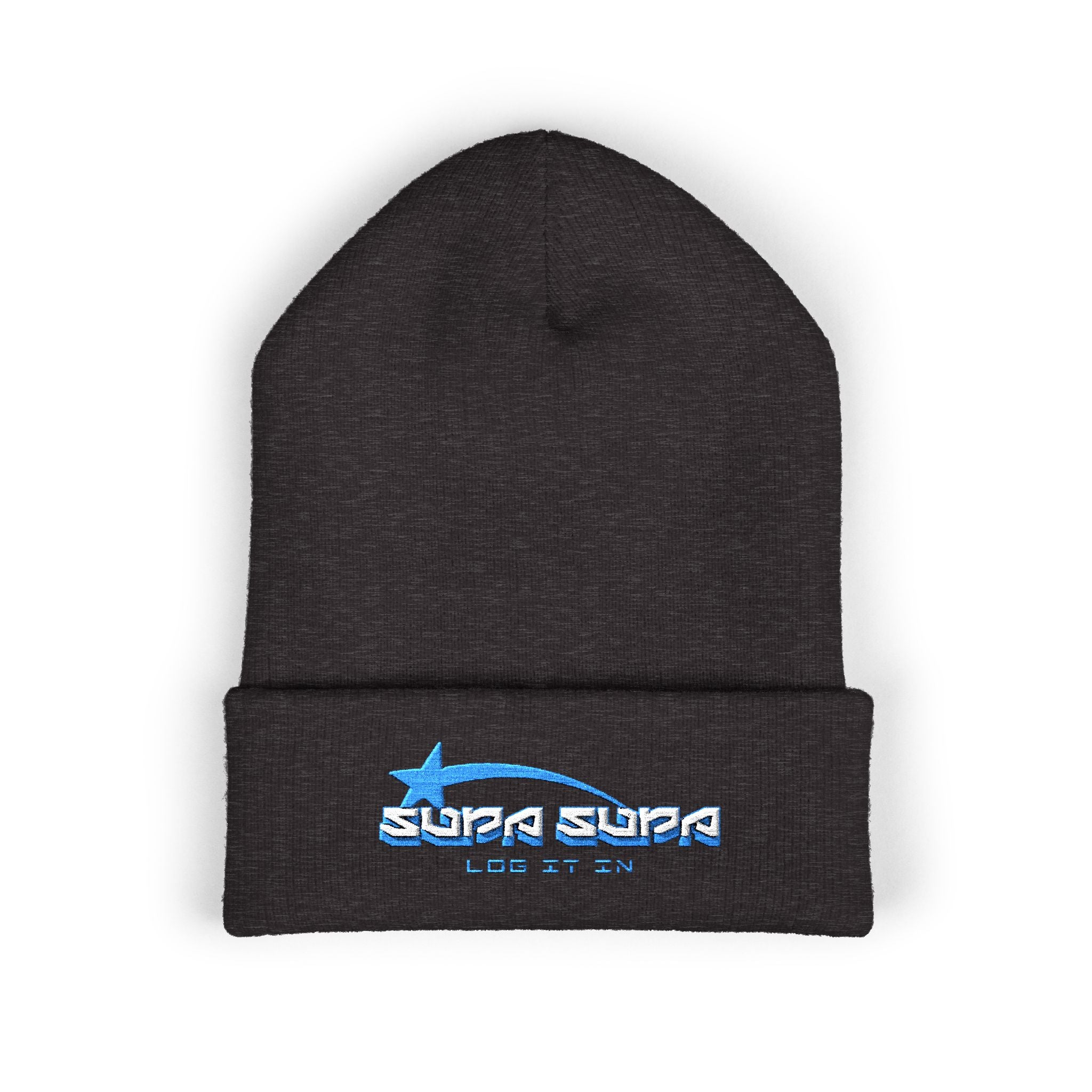 "Supa Supa" Classic Cuffed Beanie (Embroidery)