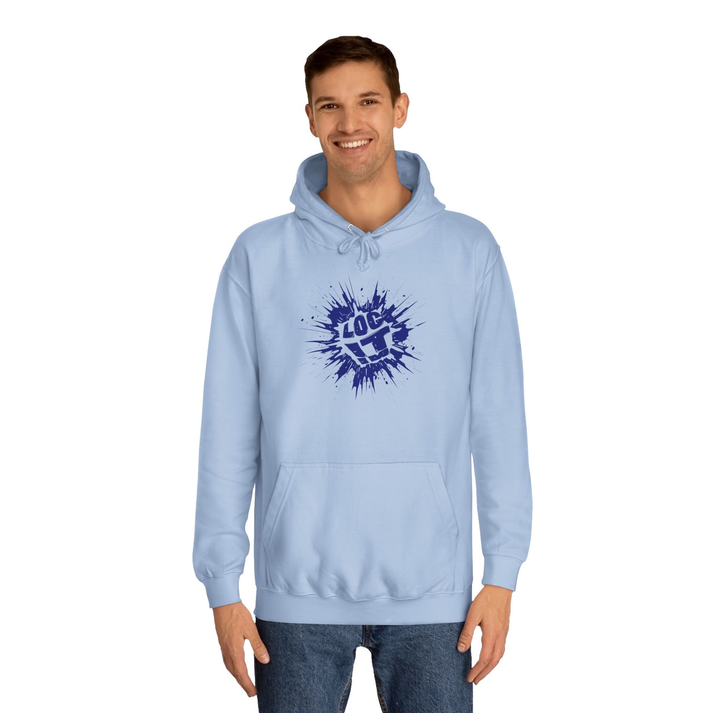Unisex 'Log it in' Hoodie - Trendy Vibe, Perfect for Everyday wear, Casual Style, Great for Gifting, Ideal for Life