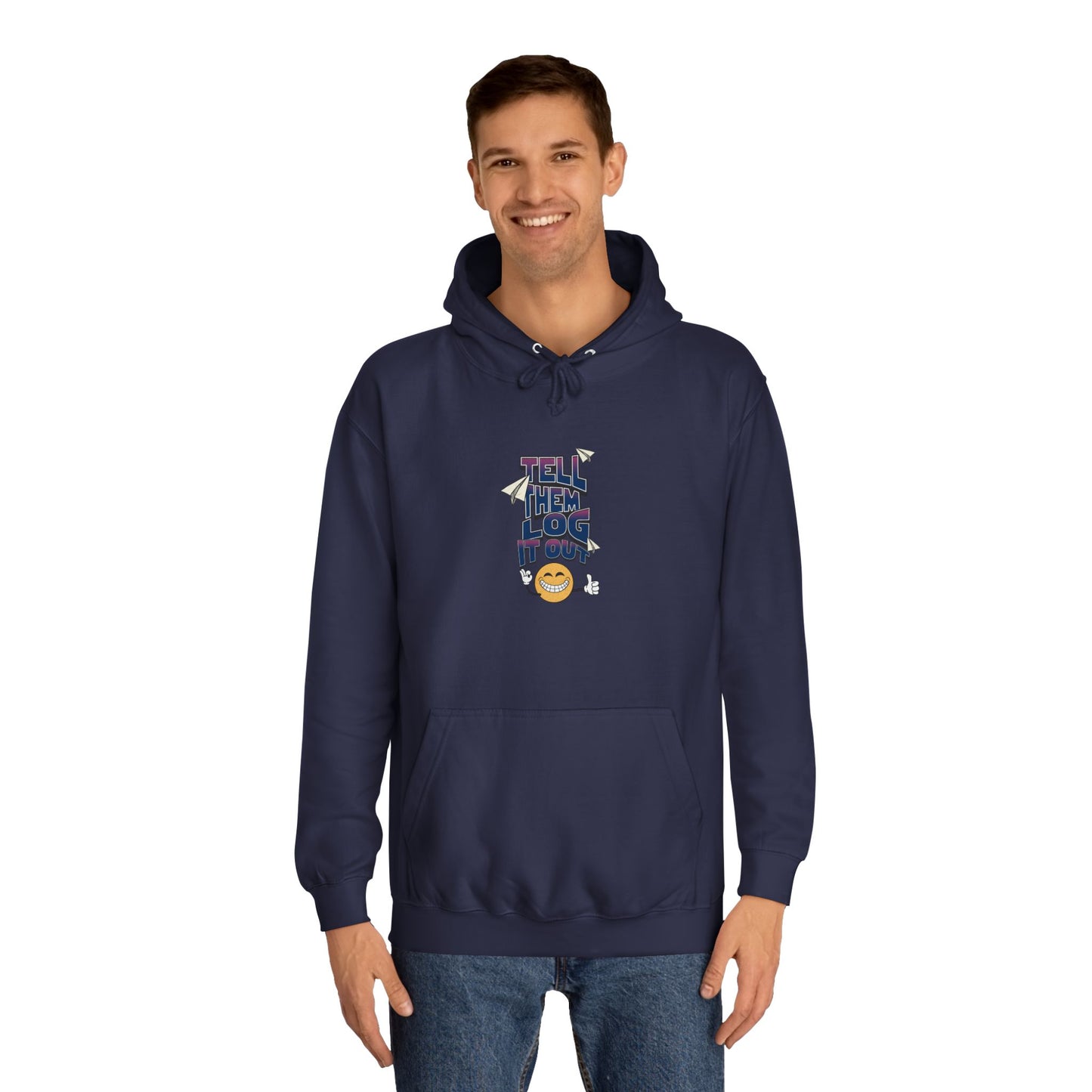Unisex Hoodie with Fun Graphic, Casual Wear, Relaxed Vibe, Everyday Comfort