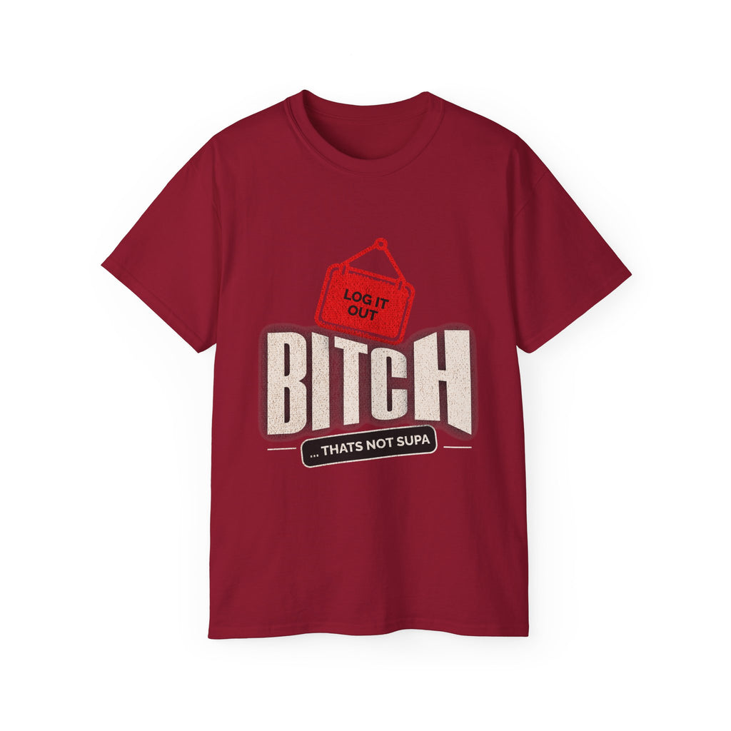 Graphic Tee —  (Log It Out)" Vintage Sign Shirt