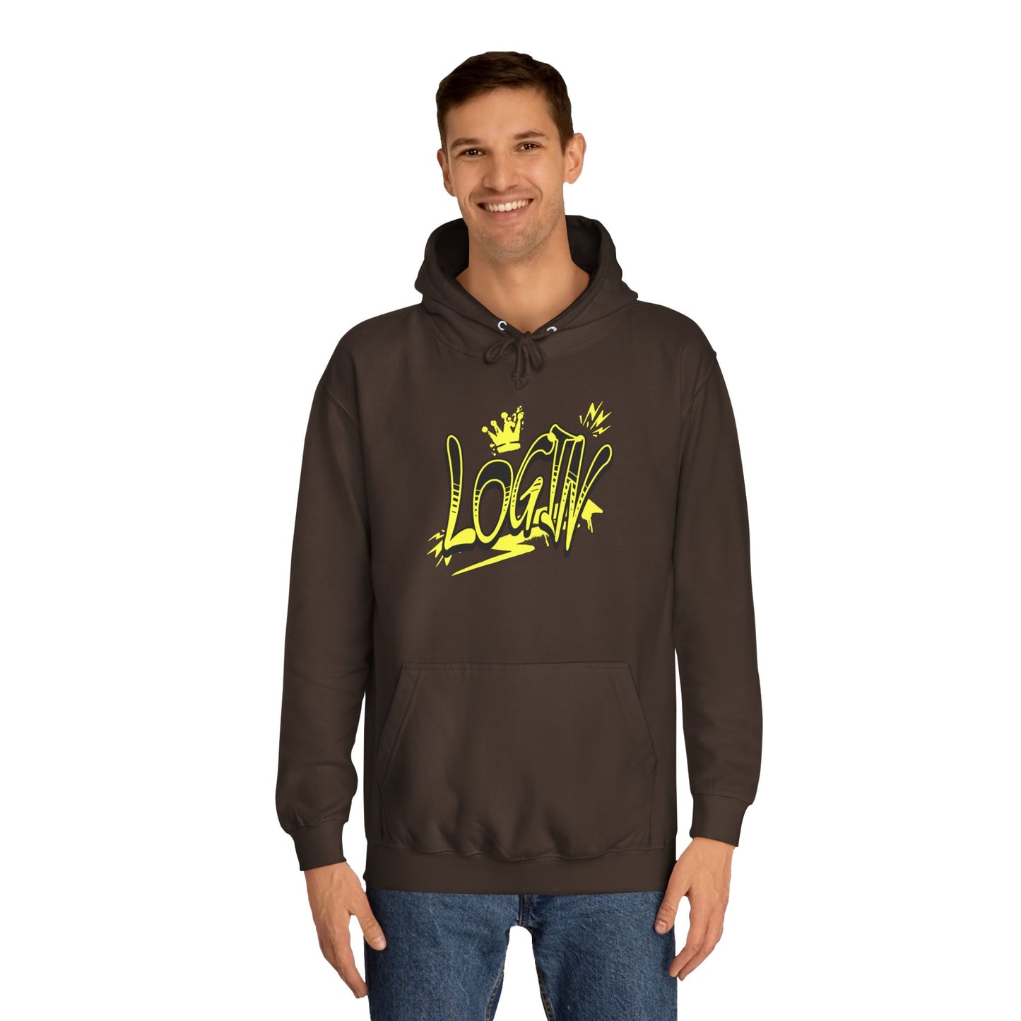 Unisex Hoodie - Bold 'LOGIN' Graphic