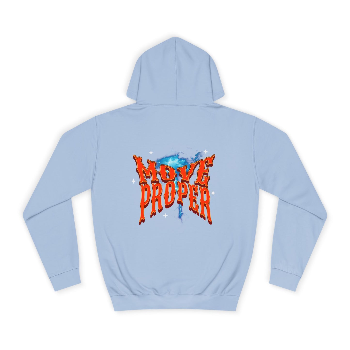Unisex Hoodie - Move Proper Graphic, Trendy Casual Wear
