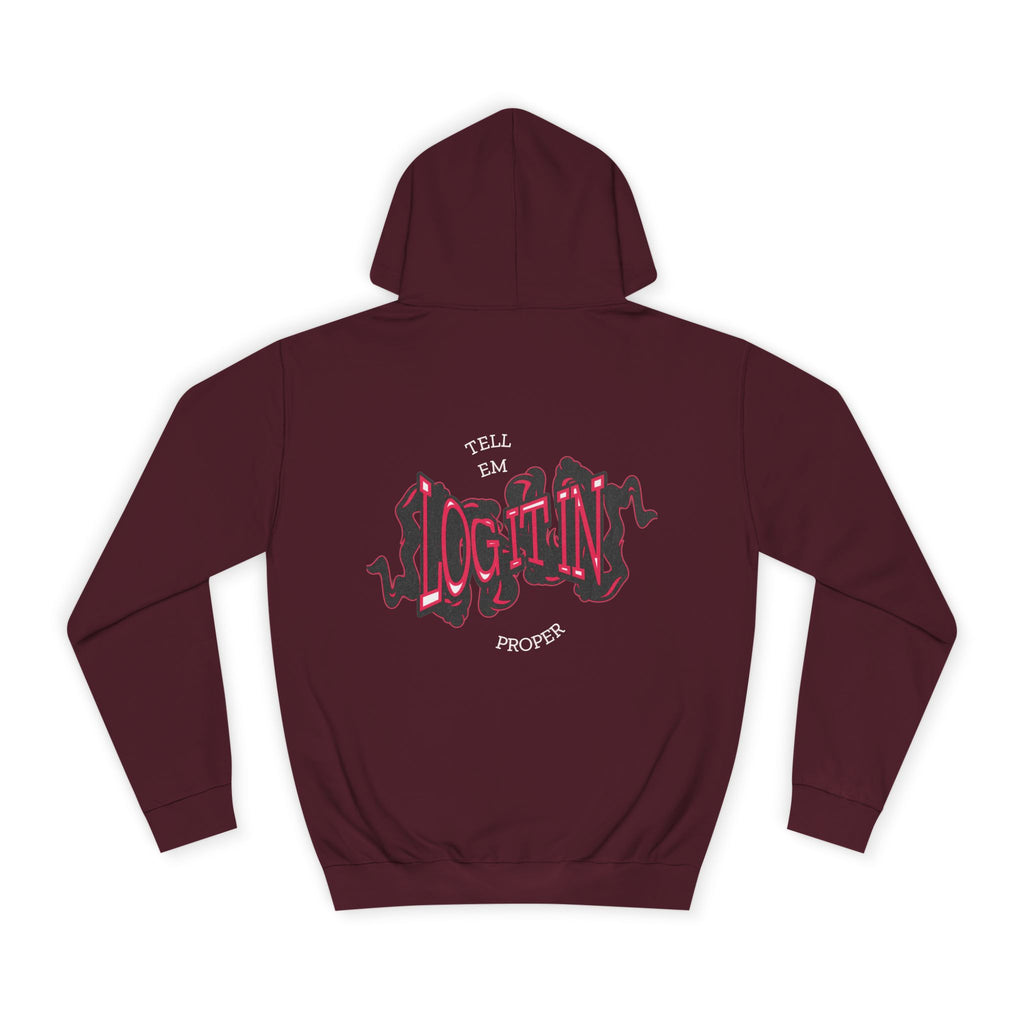 'Log it in'Hoodie for Unisex, Casual Wear, Trendy Apparel, Perfect for Everyday wear, Comfortable Fit